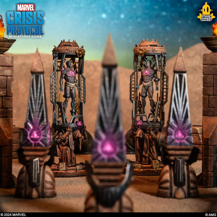 Atomic Mass Games Marvel Crisis Protocol: Dark Future Terrain Pack Miniature (AMGCP185)