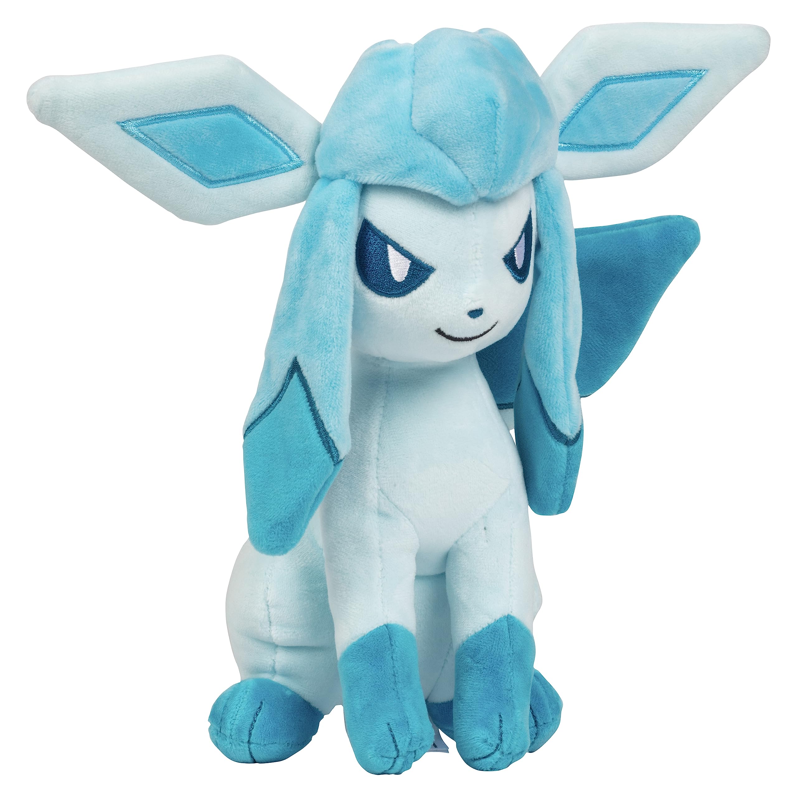 Pokémon Glaceon Plush - 8-Inch Stuffed Animal | Soft Polyester | Ages 3+ 4