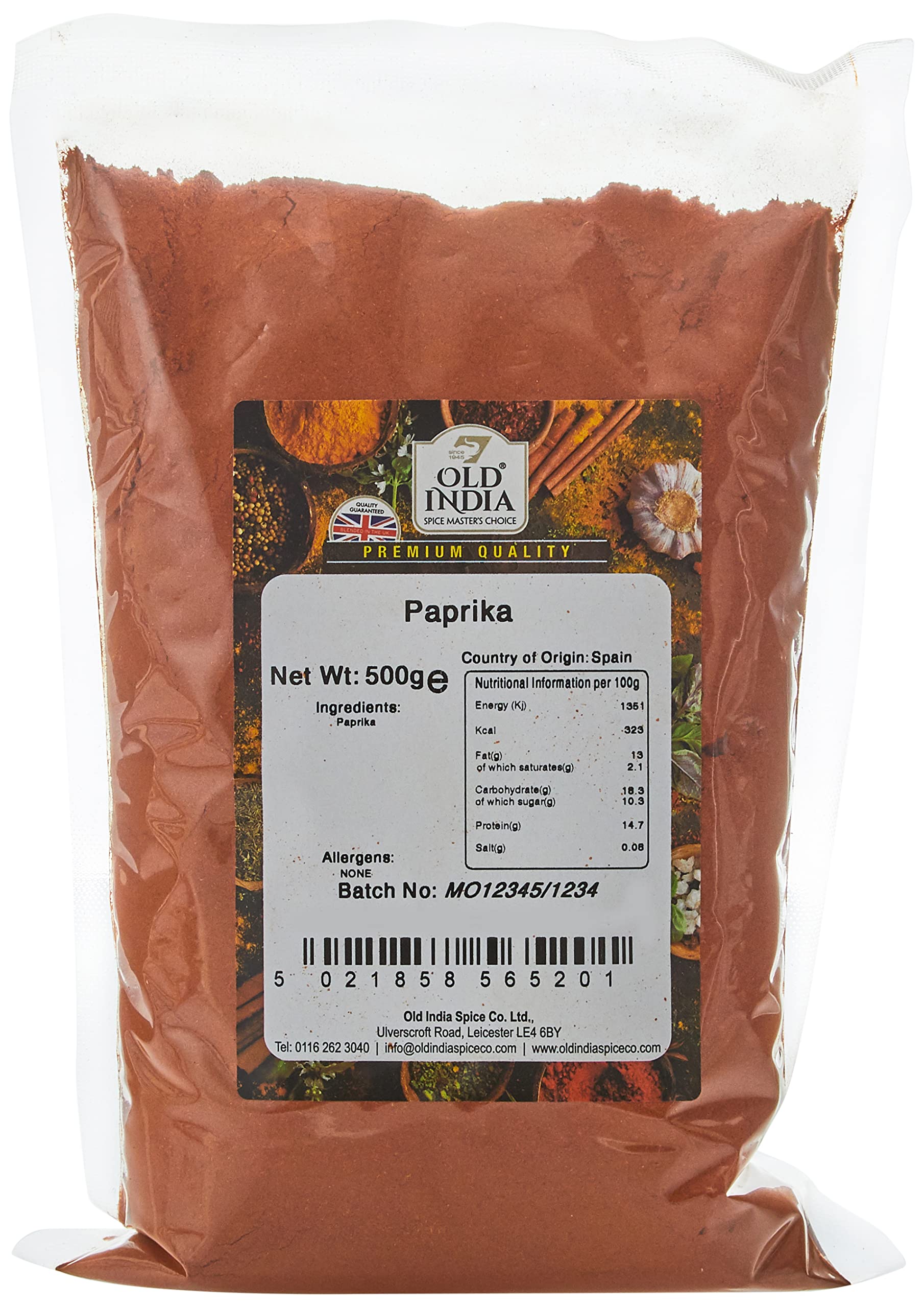 Old India Paprika 500 g