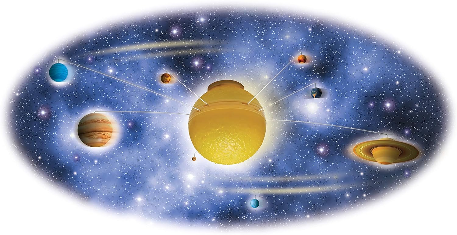 Brainstorm Toys My Very Own Solar System Nightlight - Remote-Controlled 85cm STEM Mobile 3