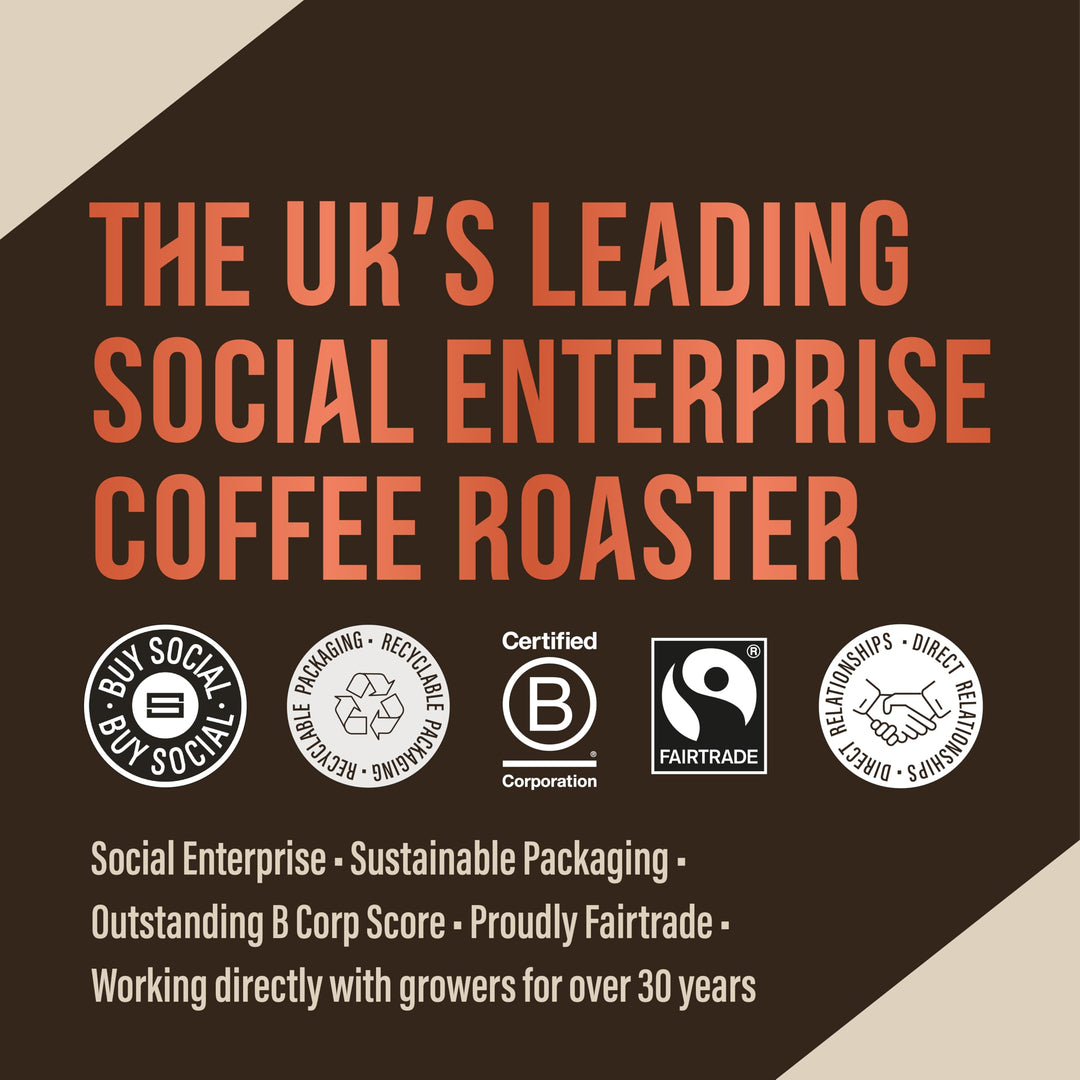 Cafédirect Machu Picchu Organic Whole Bean Coffee - Single Origin Fairtrade Arabica, 750g
