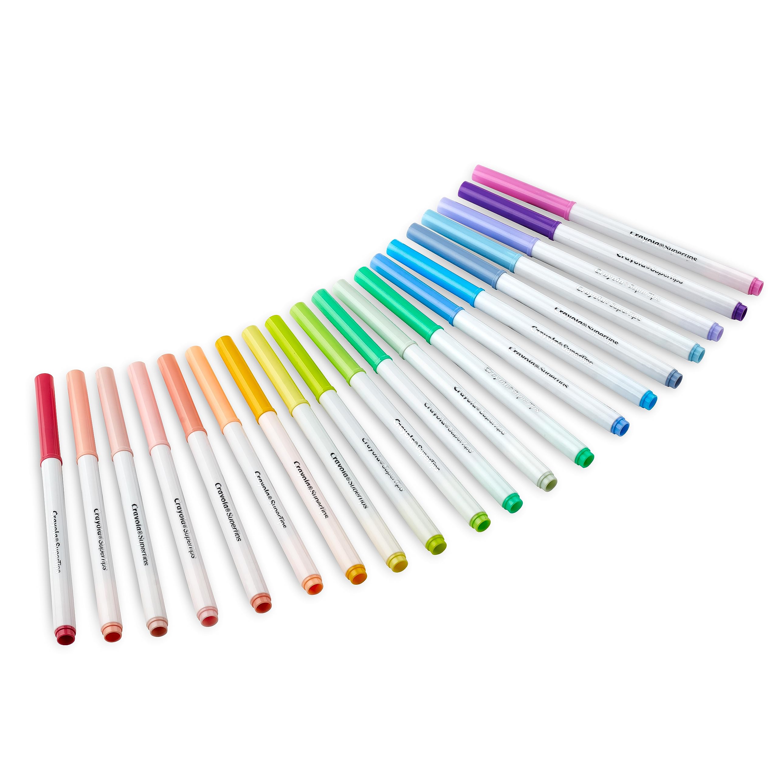 CRAYOLA Pastel SuperTips Washable Markers - 20 Count Conical Tip for Fine & Thick Strokes 4