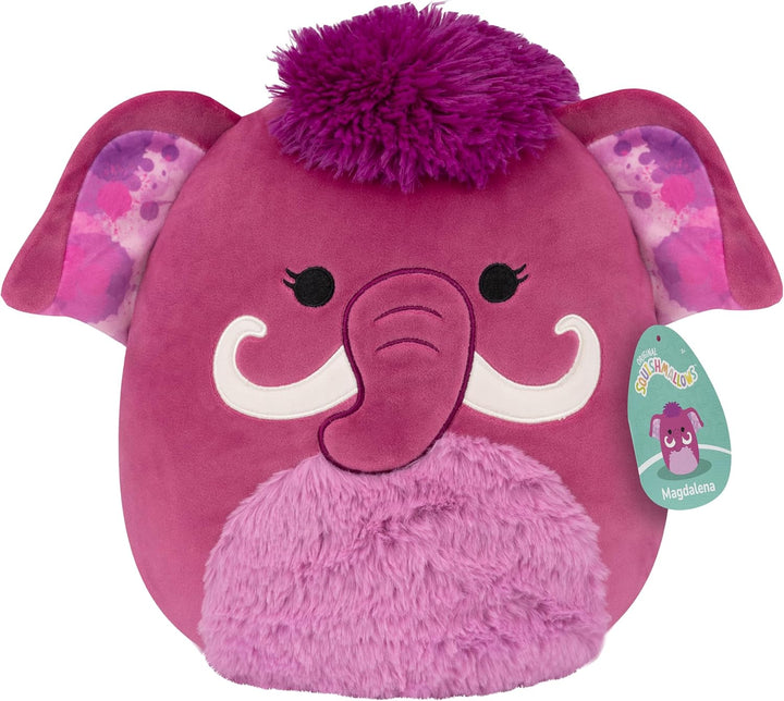 Squishmallows 12" Magdalena the Magenta Woolly Mammoth Plush Toy - Ultra-Soft Collectible Stuffed Animal