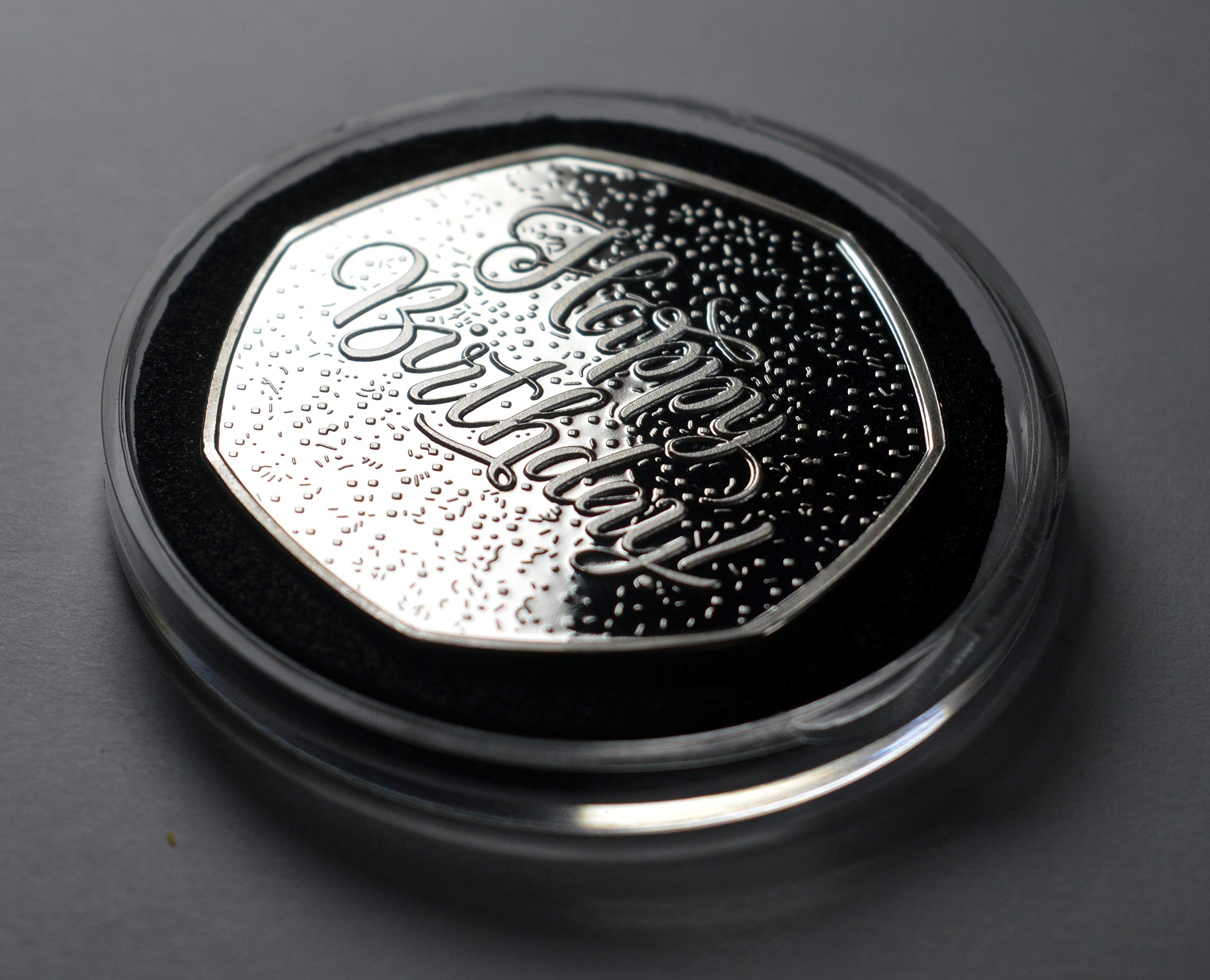 The Commemorative Coin Company 50th Birthday .999 Silver Plated Commemorative Coin 2