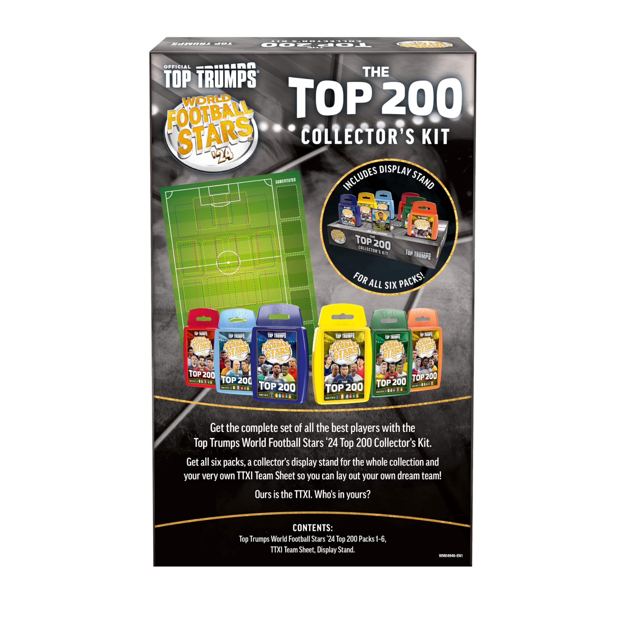 Top Trumps World Football Stars Top 200 Collector's Kit - 6 Card Packs | Ages 6+ | Unisex Children 4