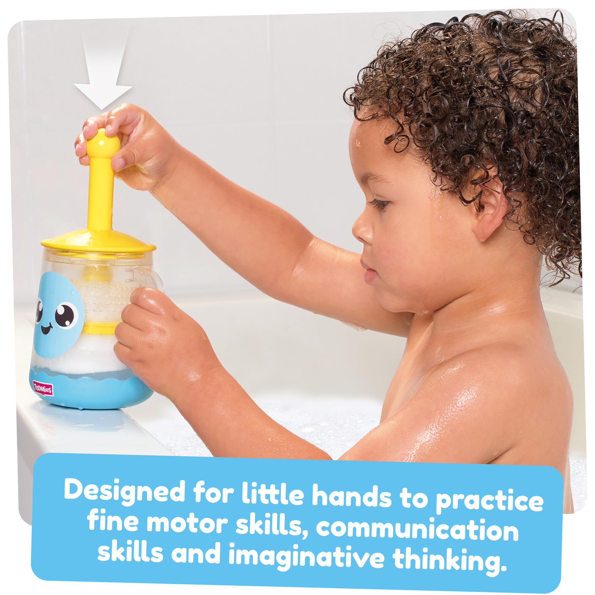 Toomies Bubble & Brew Bath Set - Foaming Teapot Bath Toy | Ages 18 Months+ 4