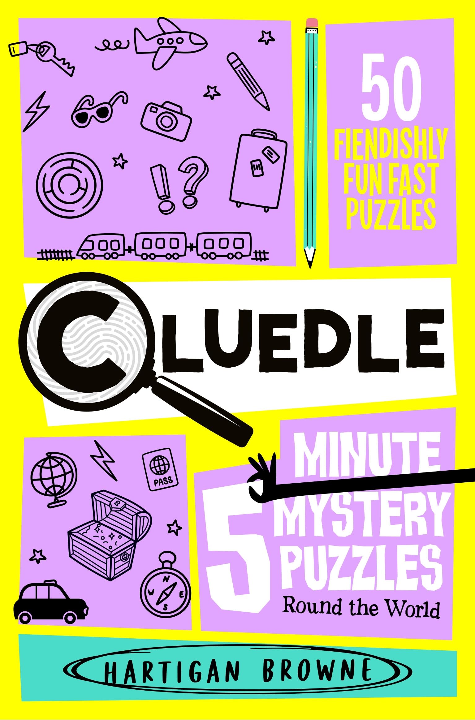 MACMILLAN Cluedle - 5 Minute Mystery Puzzles: Round the World | Ages 9-11 | Paperback 1