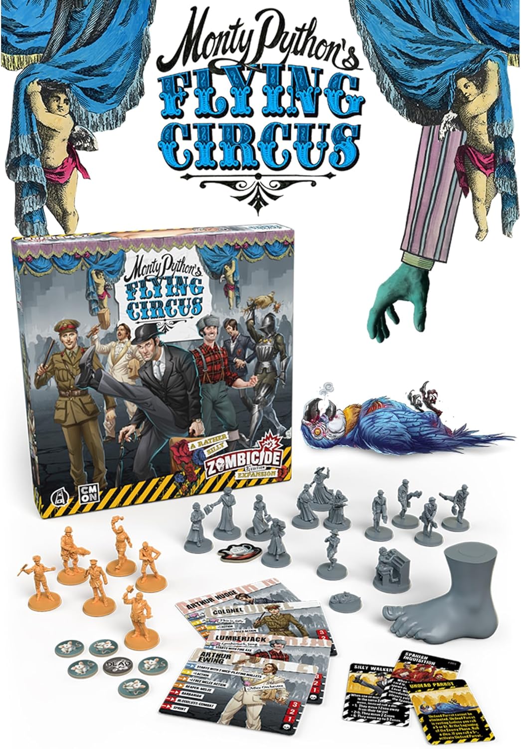 Zombicide 2nd Edition: Monty Python's Flying Circus Character Pack