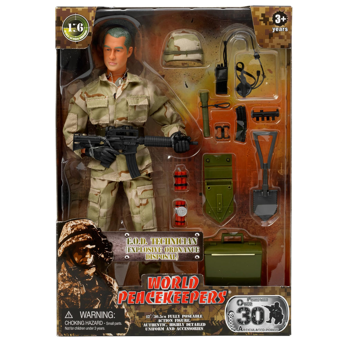 Peterkin World Peacekeepers EOD Technician Action Figure - 30.5 cm, 1:6 Scale