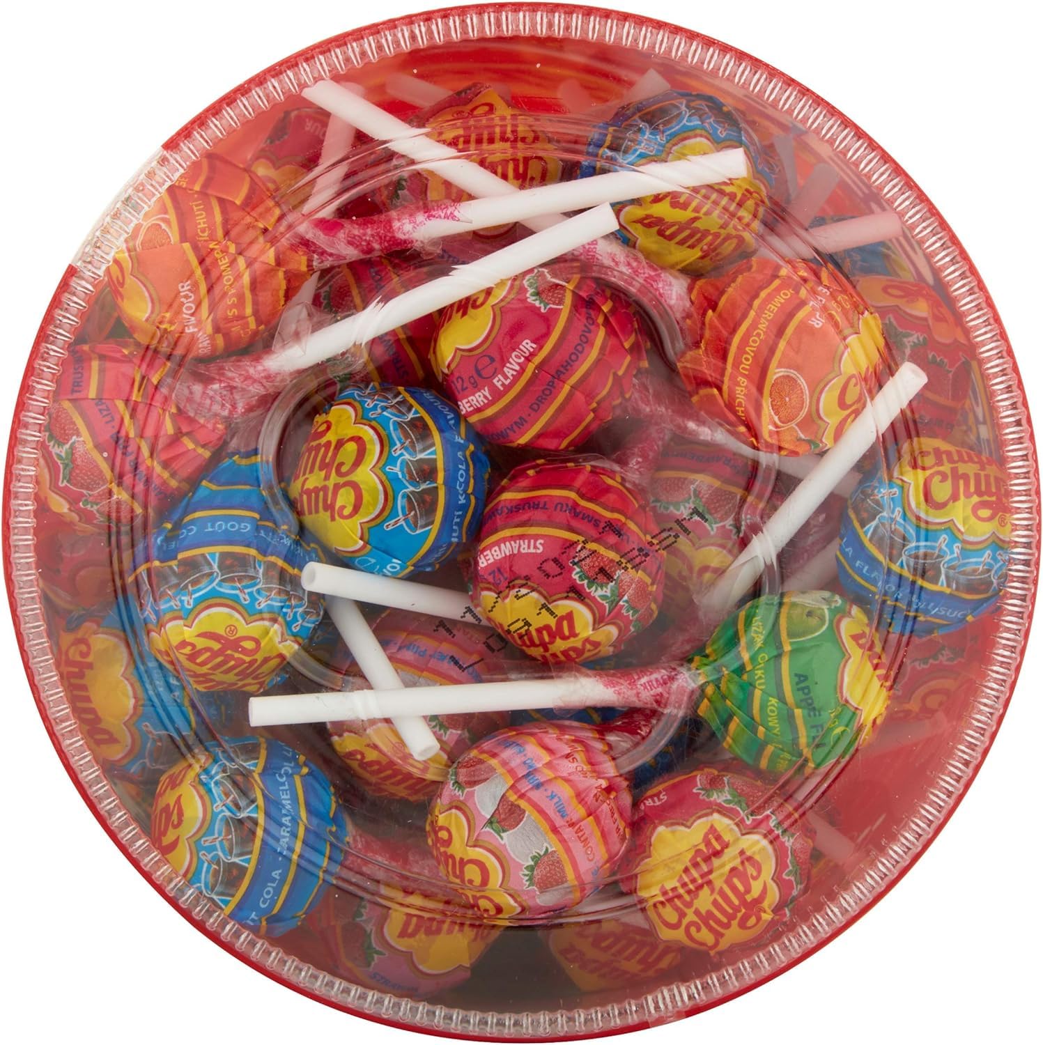 Chupa Chups The Best Of Lollipop Tube - 100 Count | 7 Classic Flavours | Individually Wrapped 6