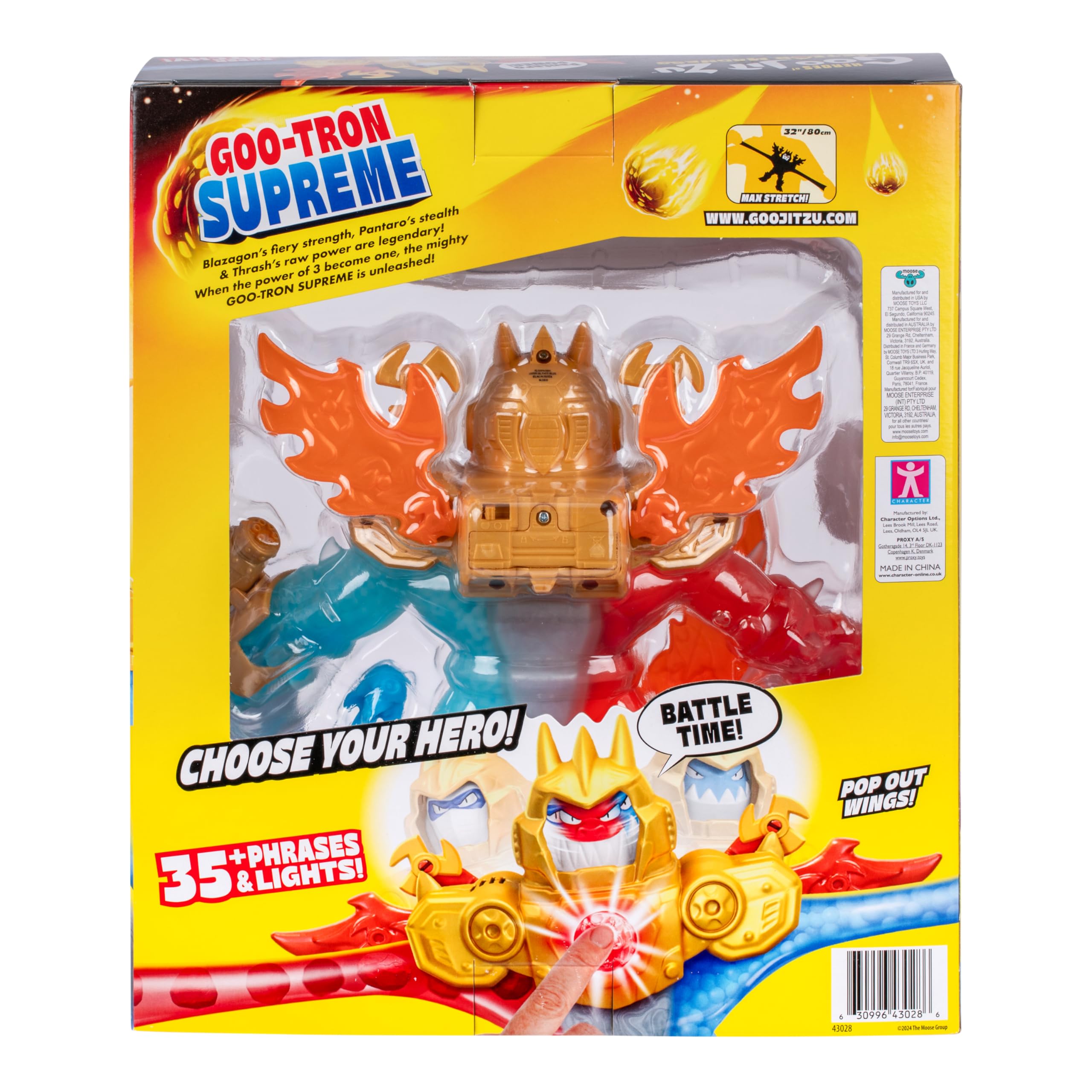 Heroes of Goo Jit Zu Goo-Tron Supreme - 3-in-1 Action Figure with Lights & Sounds 2