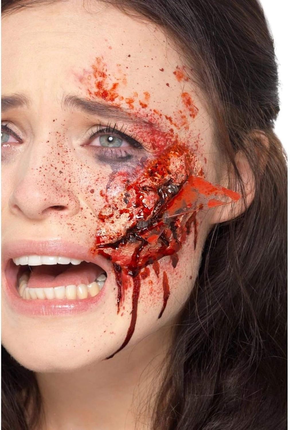 Smiffys Latex Glass Wound Prosthetic FX Accessory 1