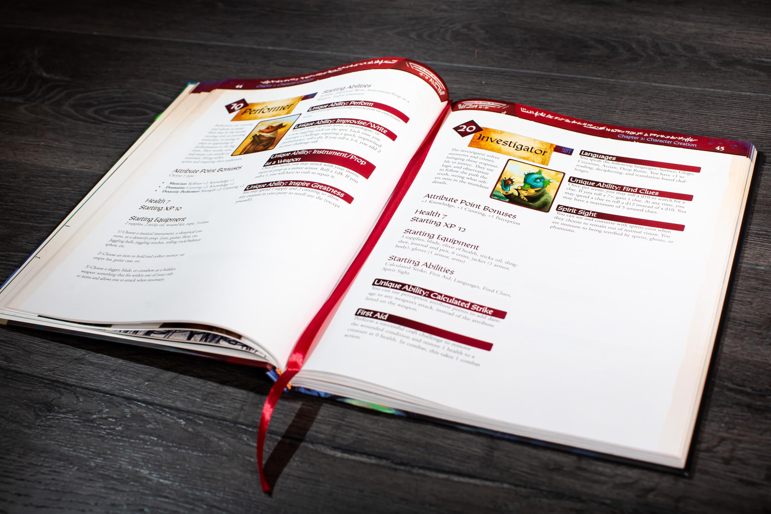 World of Arzium RPG Book - Red Raven Games 11