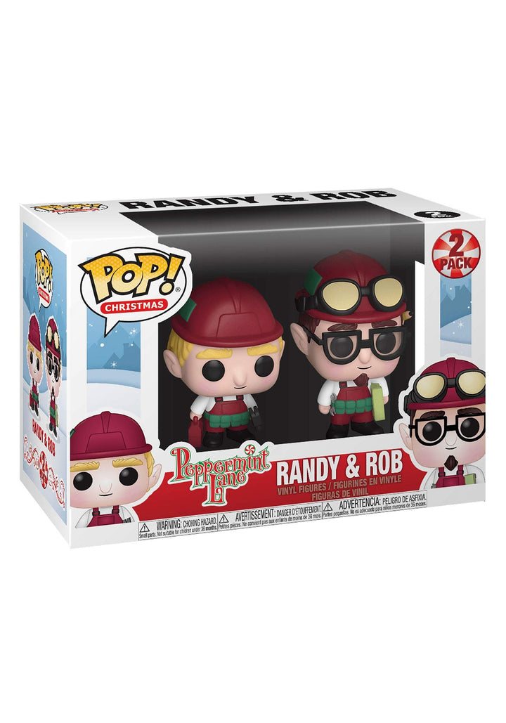 Peppermint Lane [2 Pack] Randy &amp; Rob Funko 44468 Pop ! Vinyle