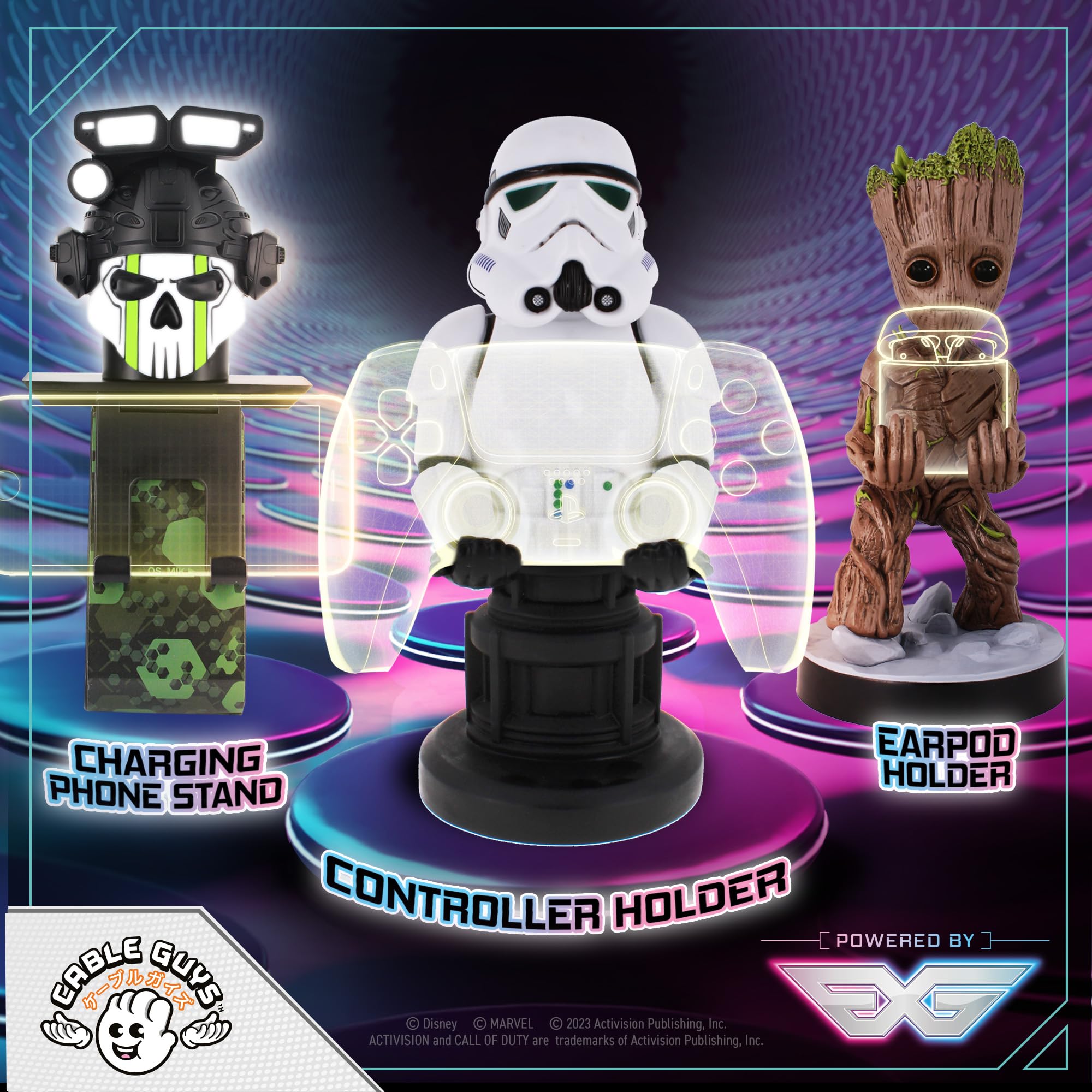 Star Wars Stormtrooper Cable Guy - Official Controller & Phone Holder Stand 13