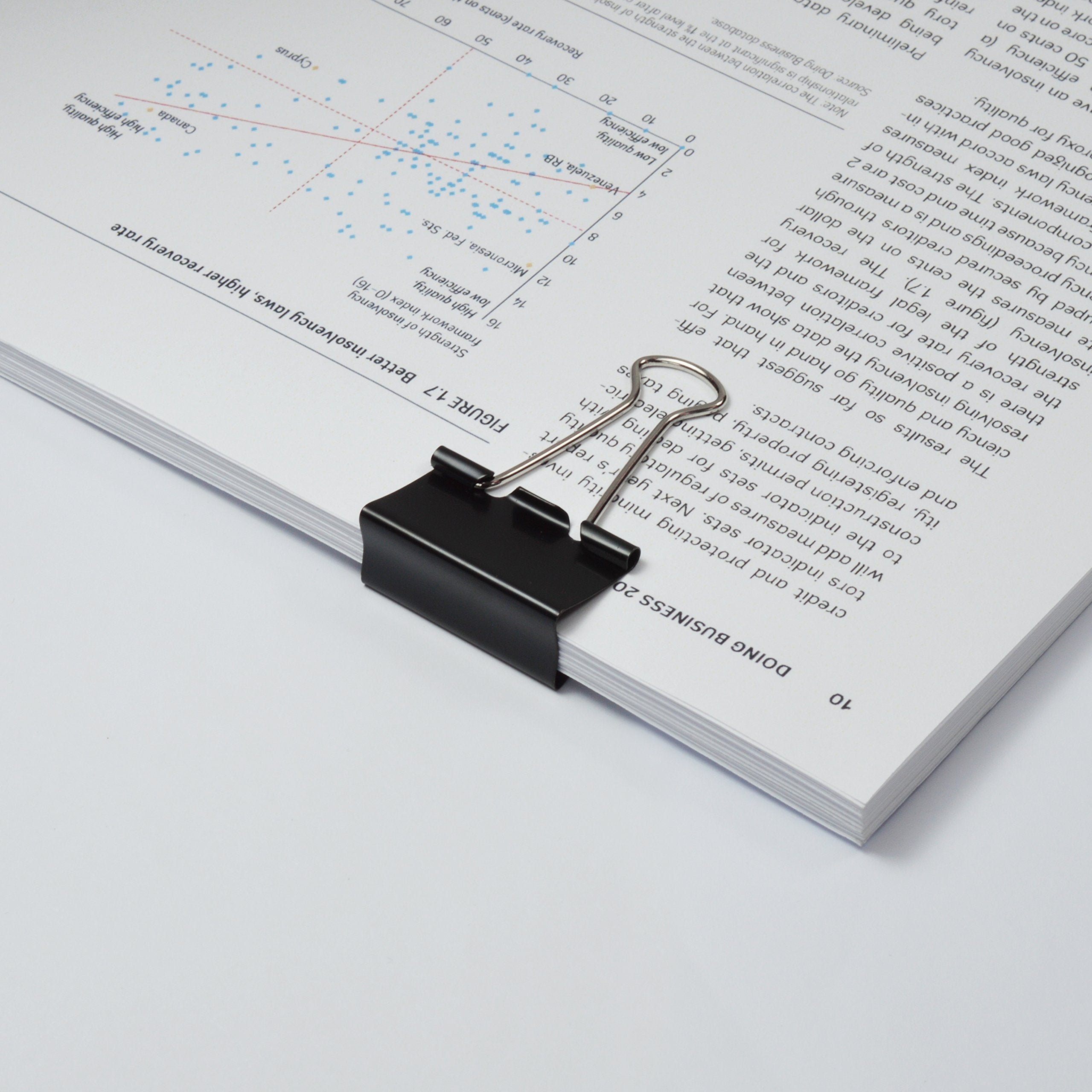 RAPESCO FBC320B1 Foldback Clips - 32mm, Black, 10 Pack | Binds 130 Sheets 4