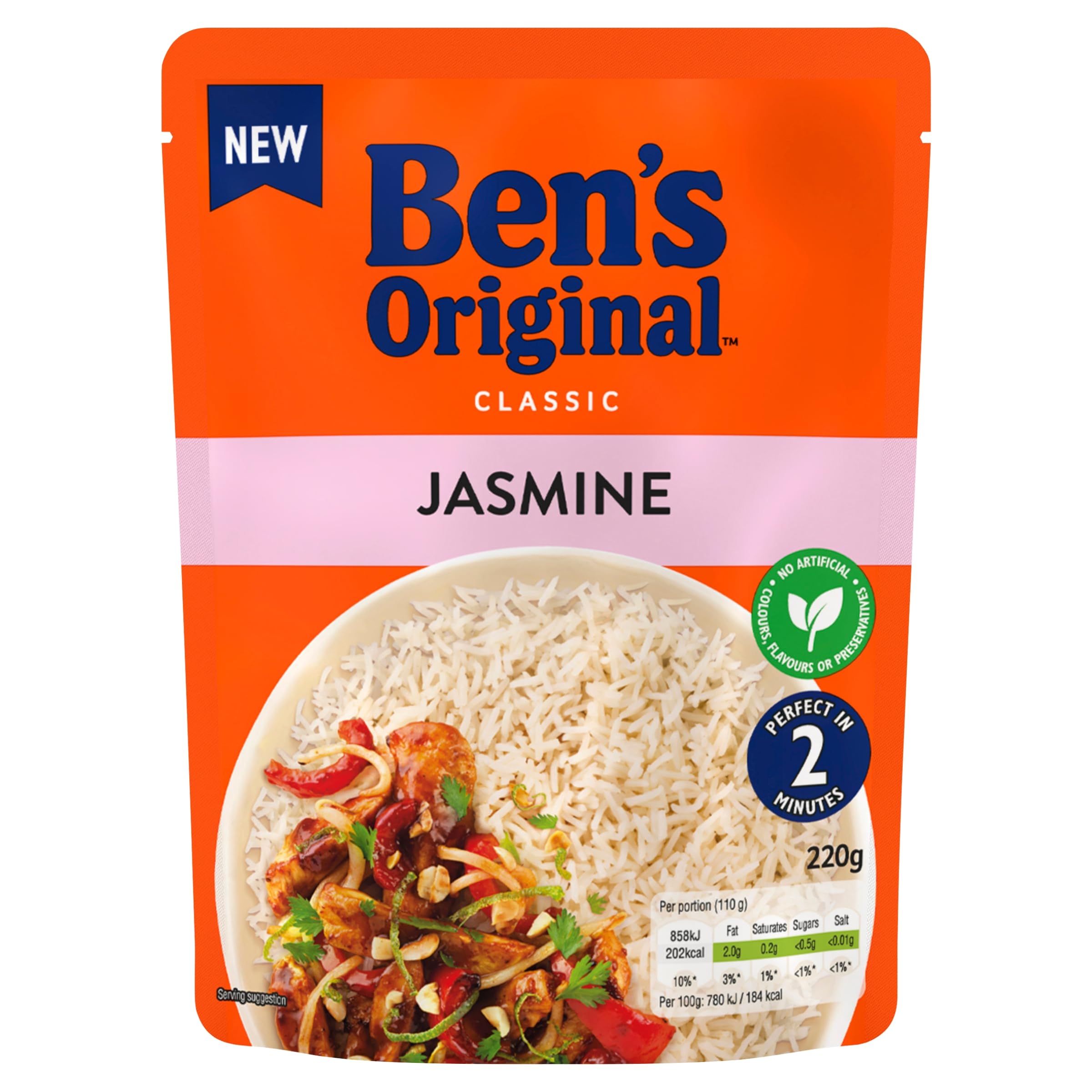 Ben's Original - Jasmine Rice Microwave Rice 220g 8