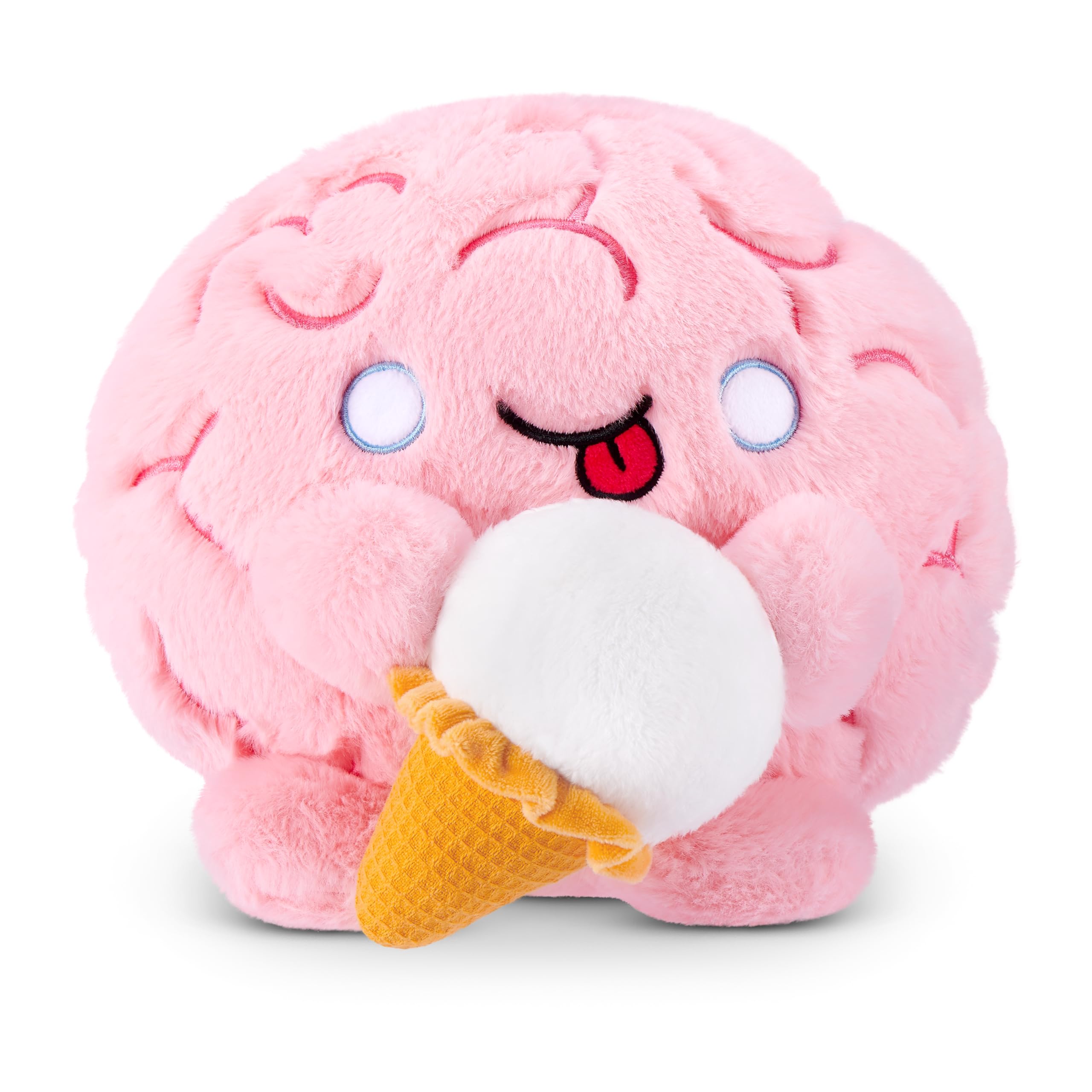 Snackles Core Series 2 8-inch Plush Toy (Brain with Ice Cream) by ZURU 1