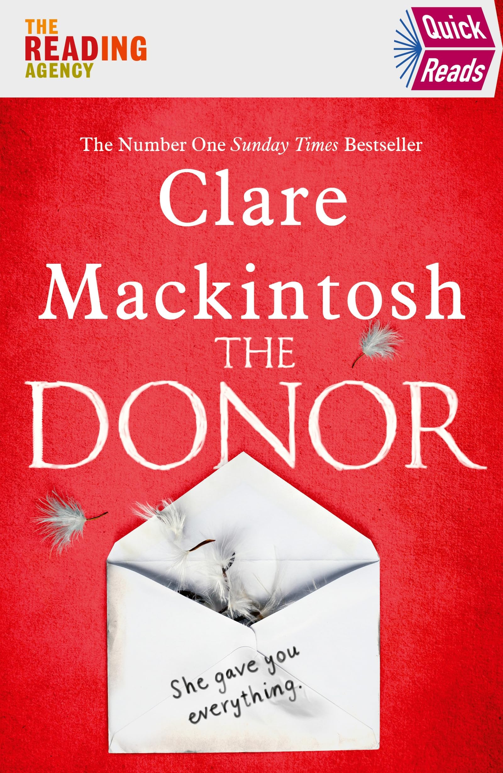 Sphere The Donor: Quick Reads 2020 by Clare Mackintosh | Contemporary Fiction Paperback 1