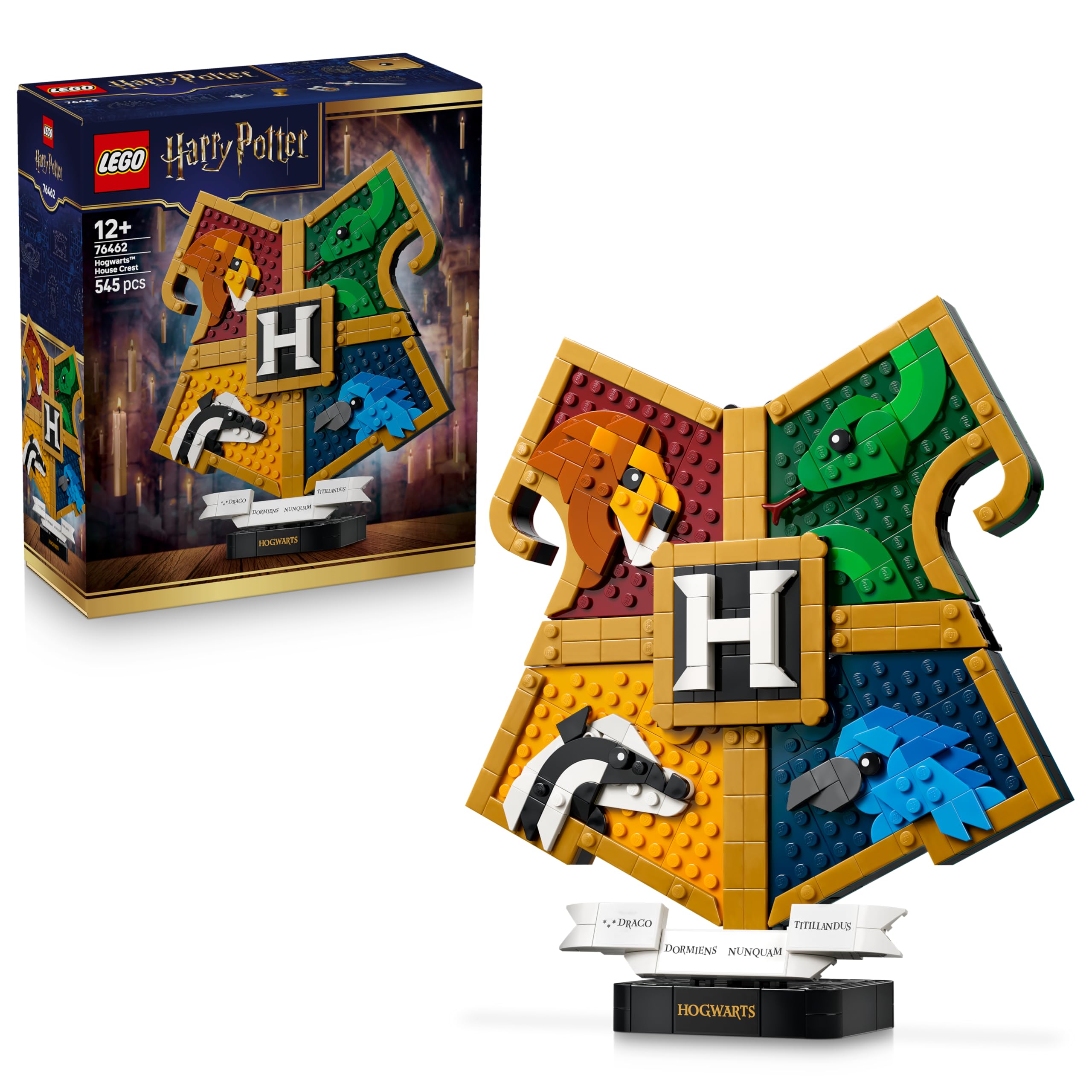 LEGO Harry Potter Hogwarts House Crest Building Set 76462 | Ages 12+ 1