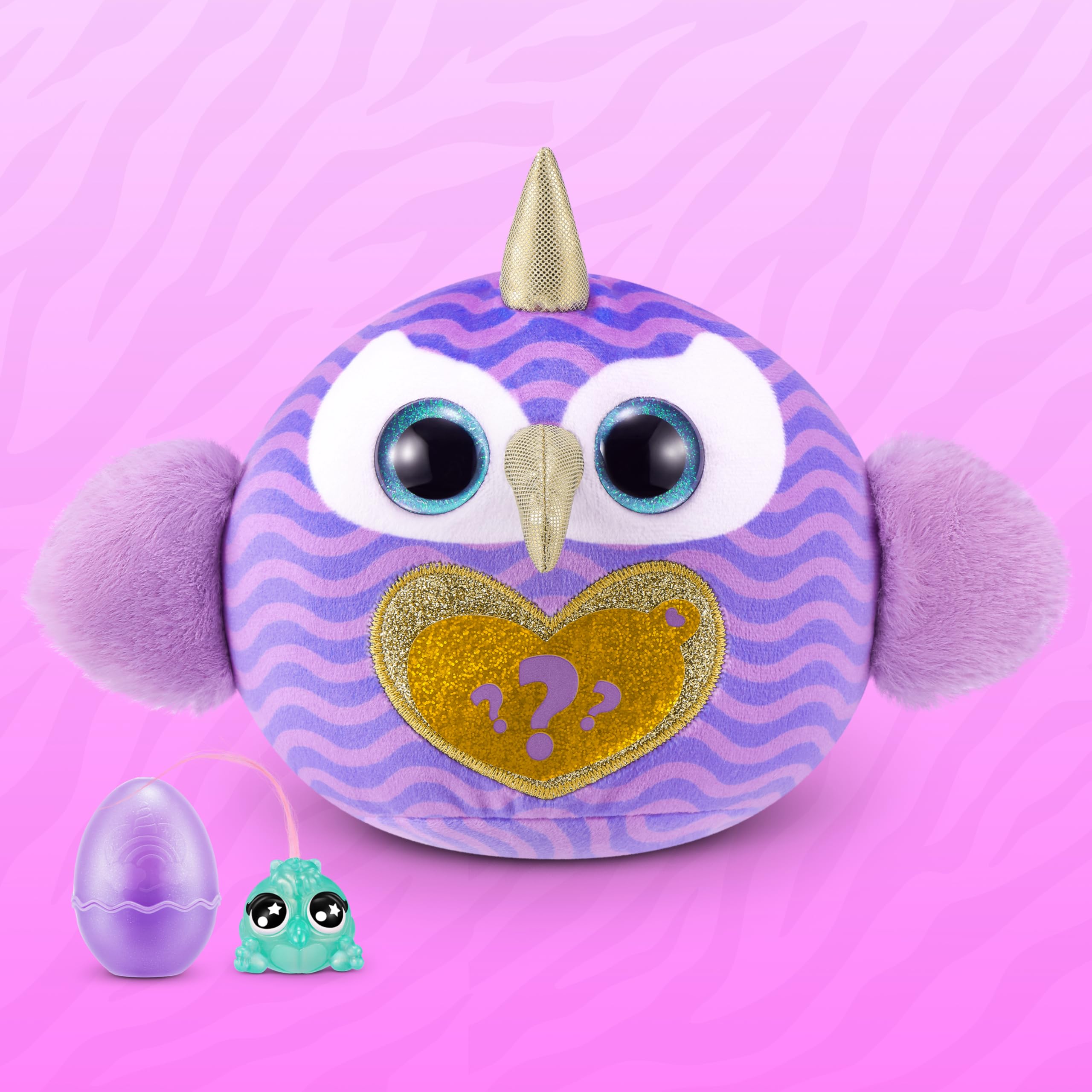 Rainbocorns Wild Heart Surprise Plush Toy - Peacock Color | Over 10 Surprises | ZURU 4