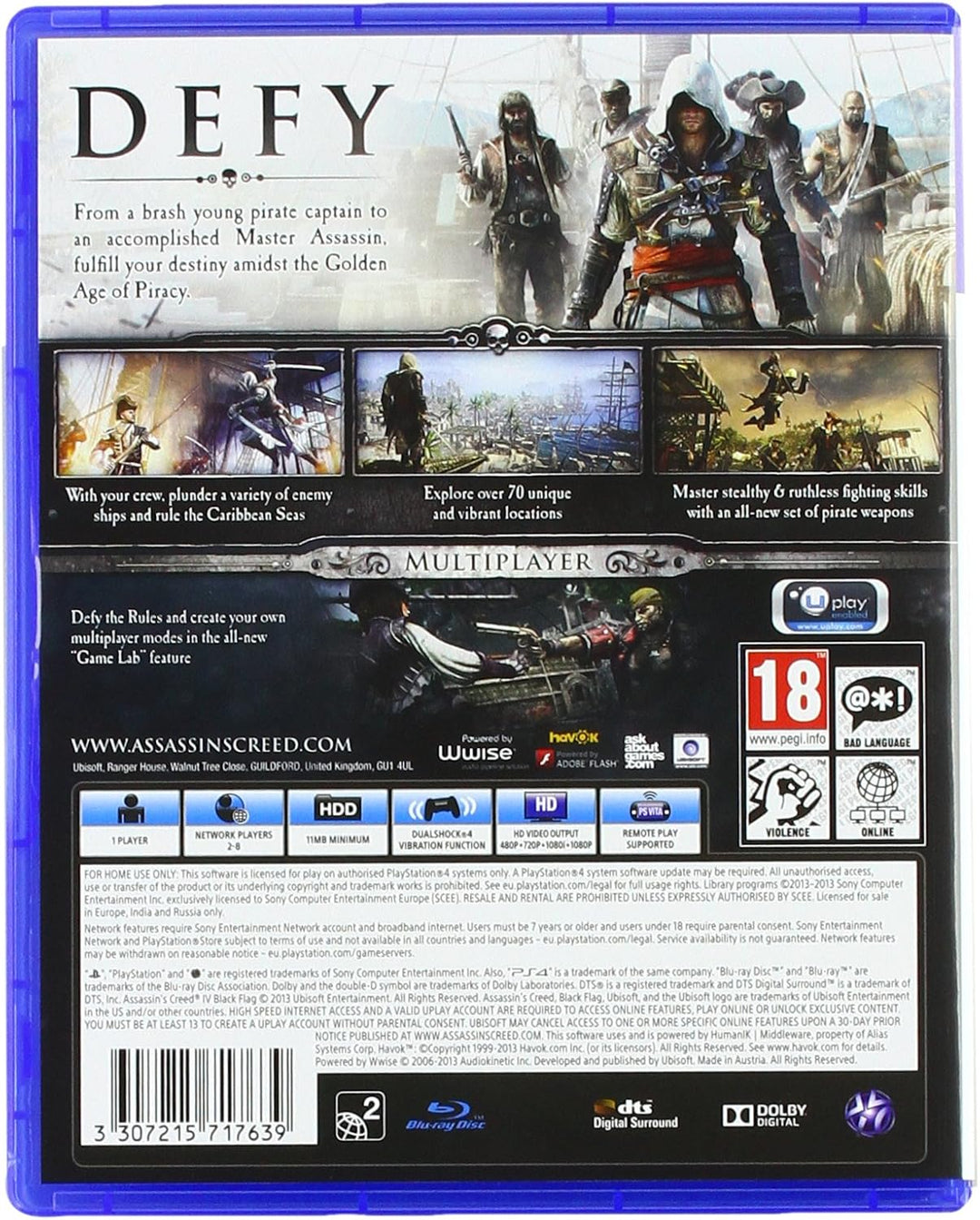 Assassin's Creed IV Black Flag - PlayStation 4 PS Hits Edition