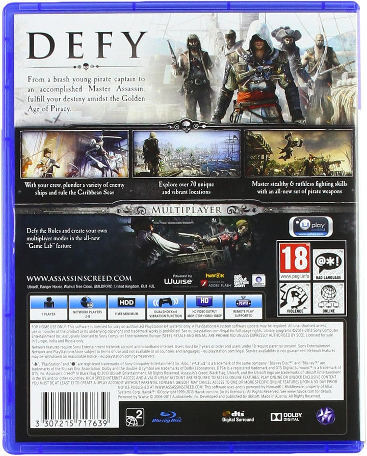 Assassin's Creed IV Black Flag - PlayStation 4 PS Hits Edition