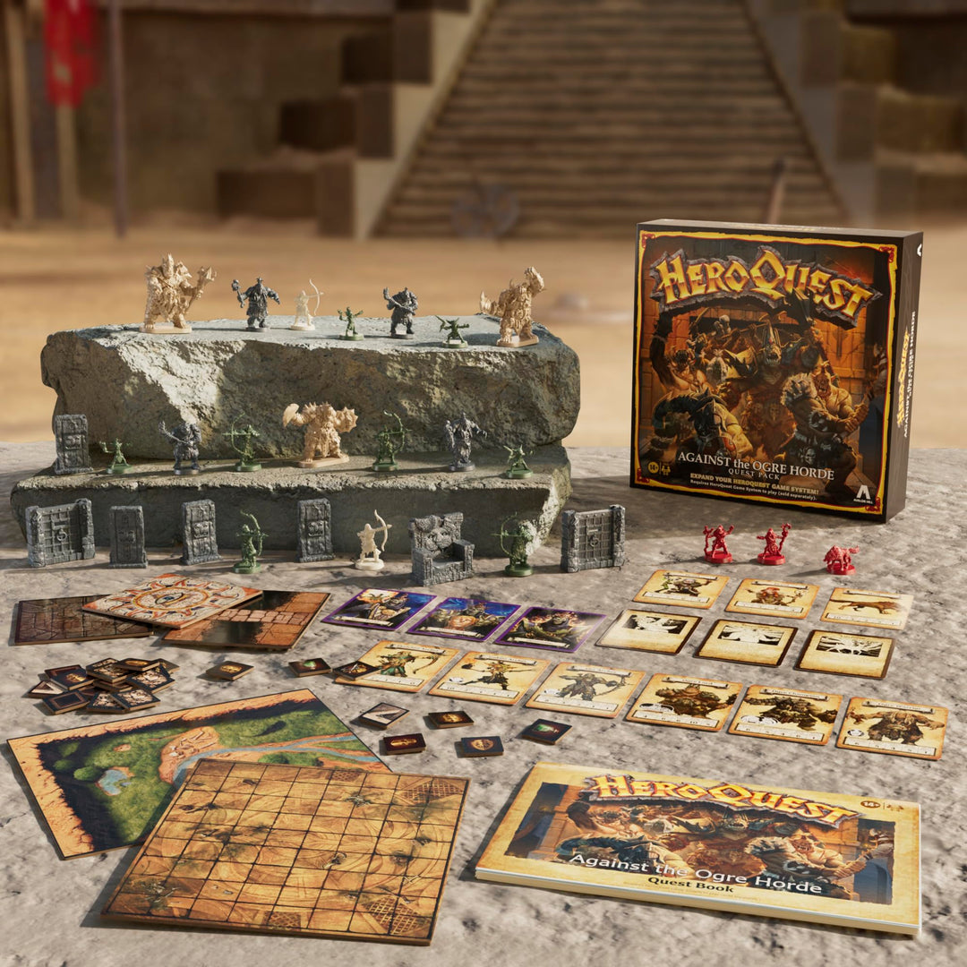 Avalon Hill HeroQuest Against the Ogre Horde Quest Pack – Fantasy Expansion for HeroQuest Game System