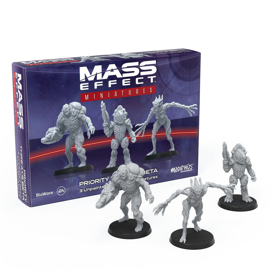 Modiphius Mass Effect Priority Threats Beta Resin Miniatures Set (MUH094203)