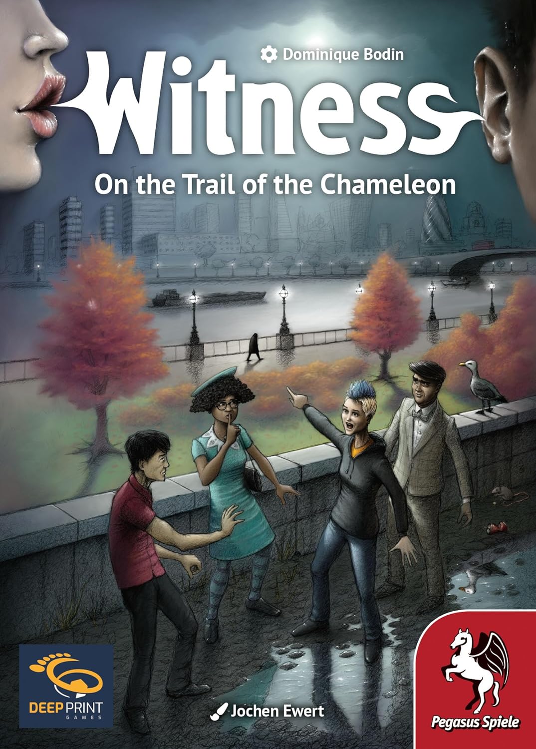 Pegasus Spiele Witness - On the Trail of The Chameleon Board Game (57817E)