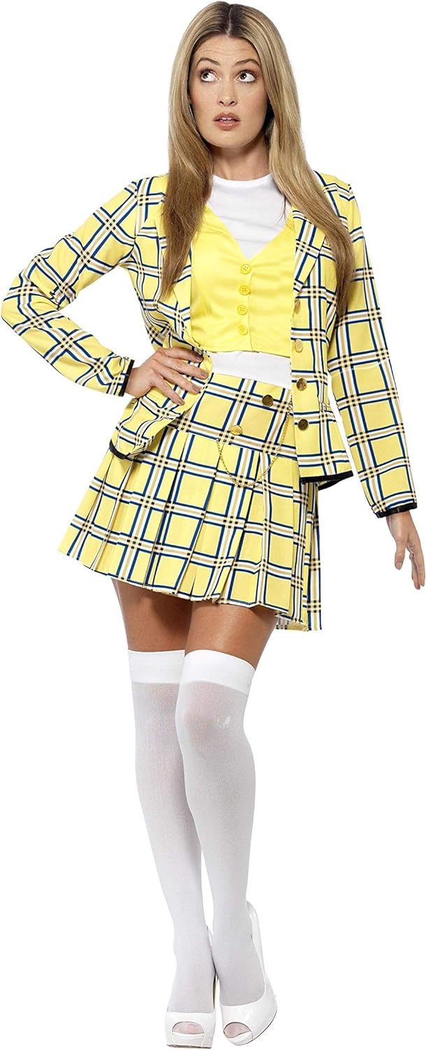Smiffys Clueless Cher Yellow Suit Costume - Women's Fancy Dress 1