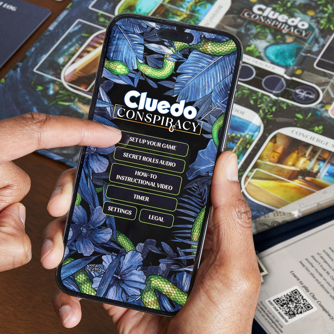 Hasbro Gaming Cluedo Conspiracy Detective Board Game for 4-10 Players