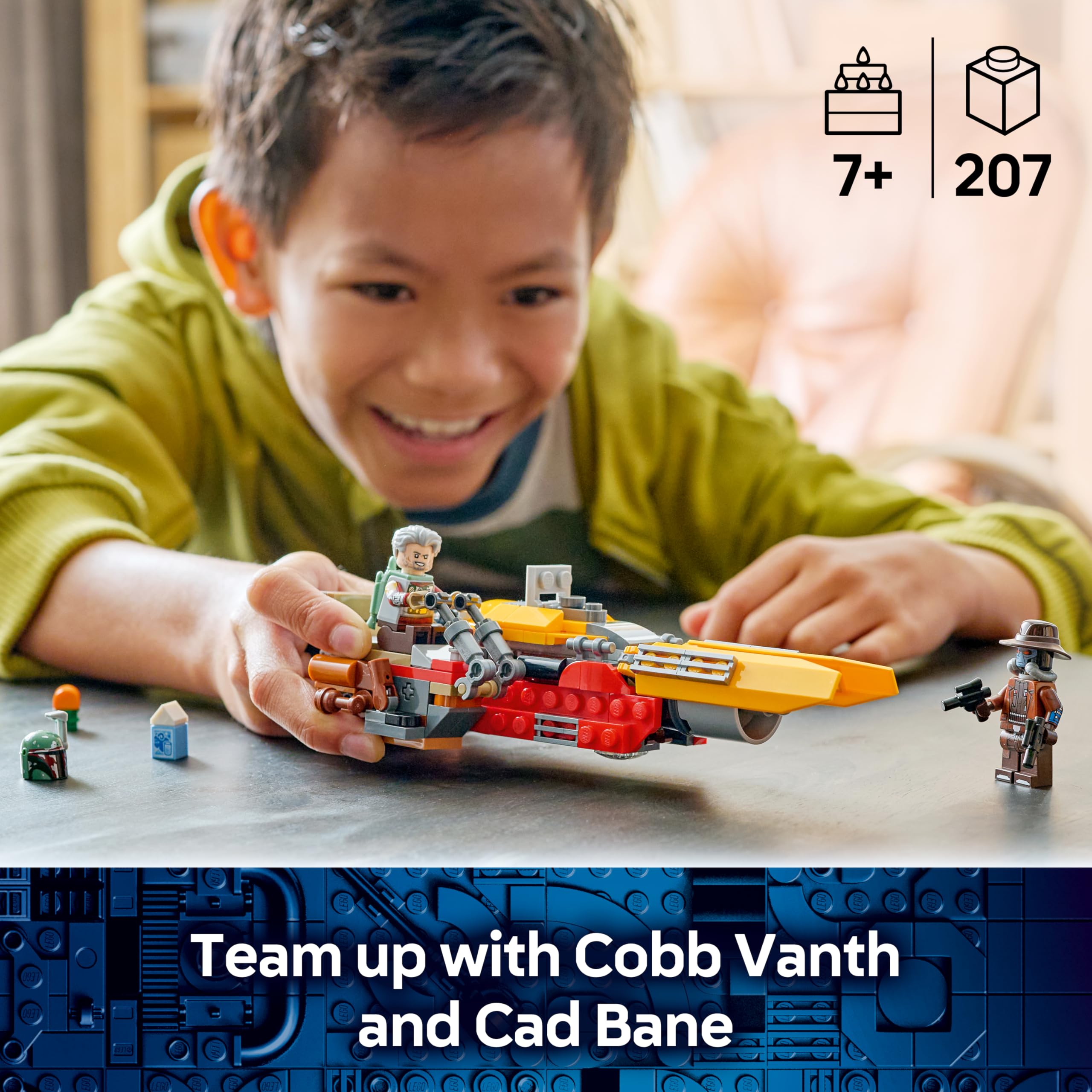 LEGO Star Wars 75437 Cobb Vanth's Speeder Building Set | Ages 7+ | Includes 2 Minifigures 2