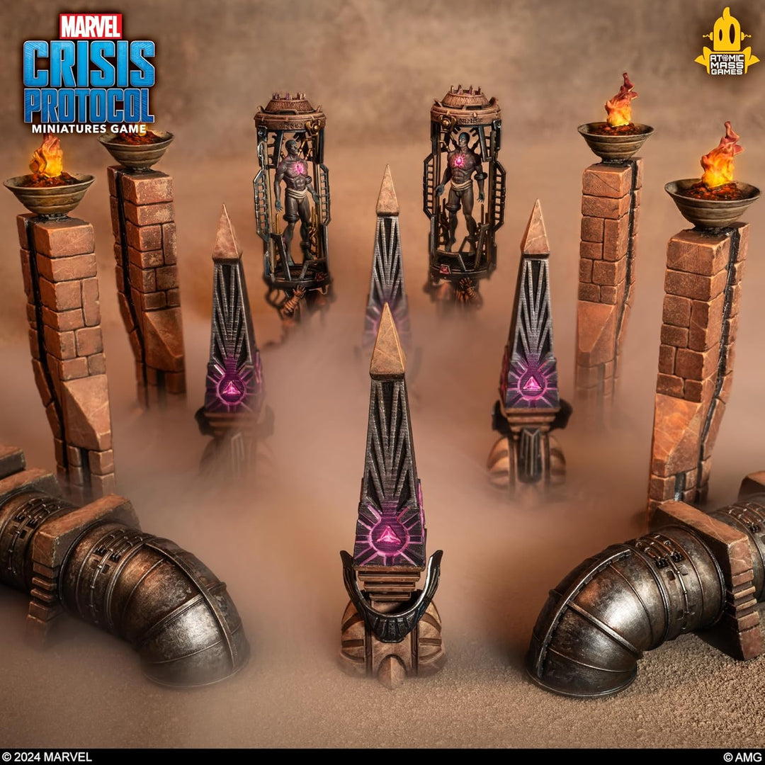 Atomic Mass Games Marvel Crisis Protocol: Dark Future Terrain Pack Miniature (AMGCP185)