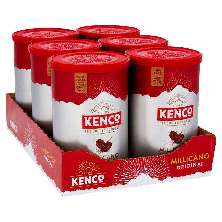 Kenco Millicano Americano Original Instant Coffee 100g (Pack of 6 Tins, Total 600g)