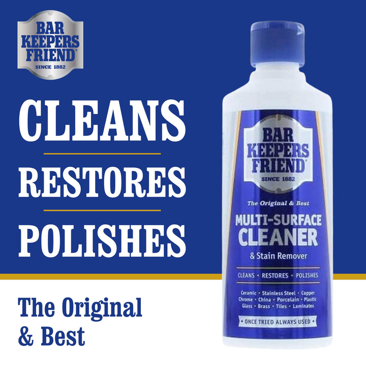 Bar Keepers Friend Original Stain Remover Powder 250g - Cleans, Restores, Polishes