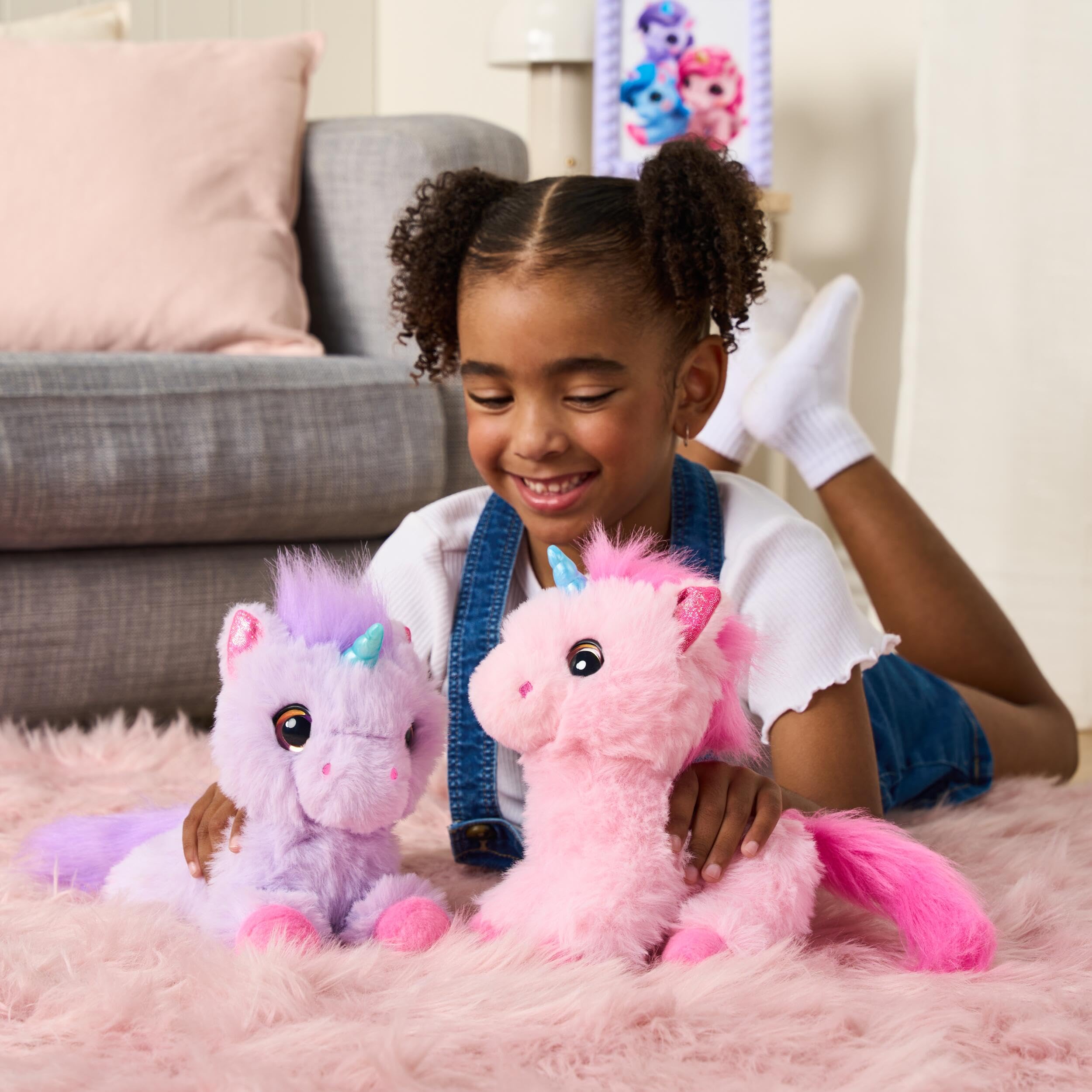 SCRUFFALUVS Unicorn Scruffs - Wash to Reveal Plush Toy | 19cm | Ages 2+ 7