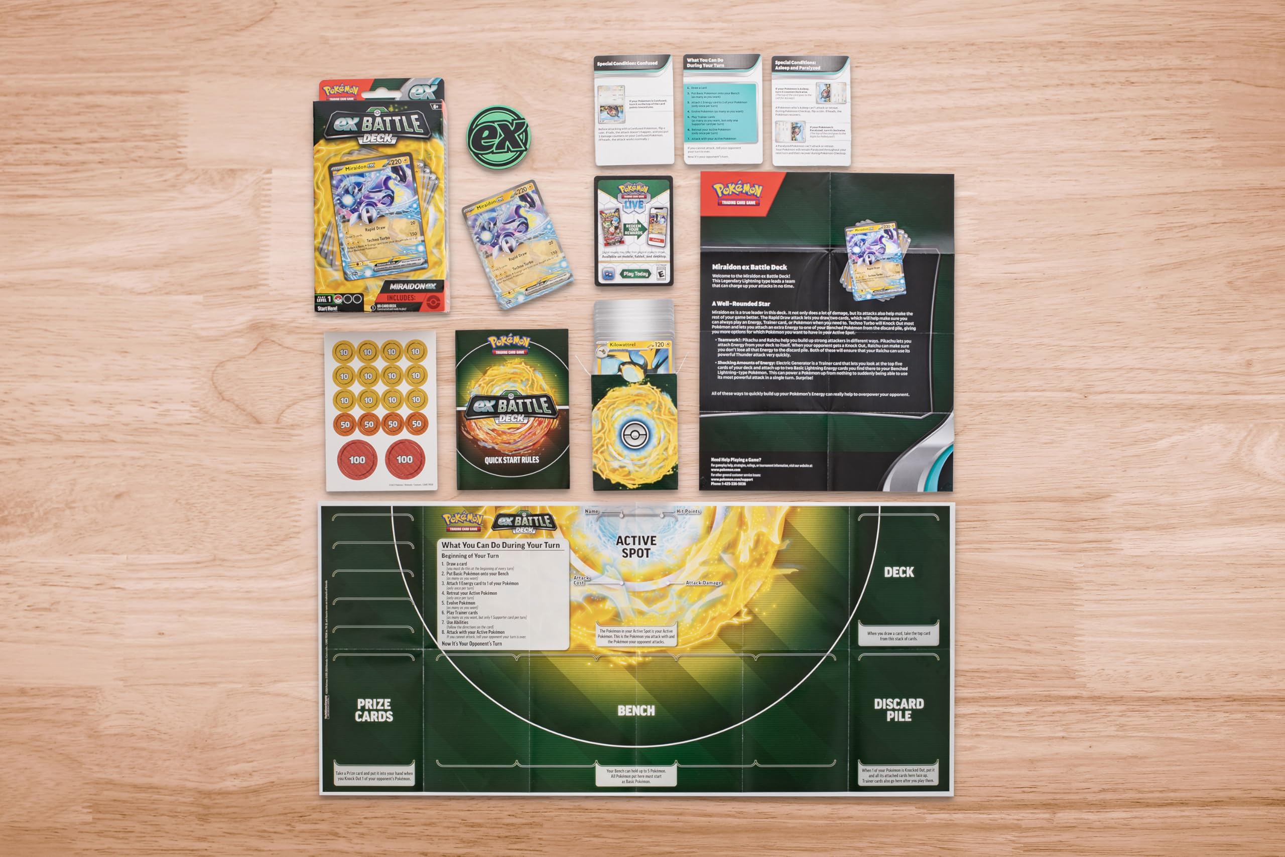 Pokémon TCG: Miraidon ex Battle Deck (60-Card Ready-to-Play Deck) 3