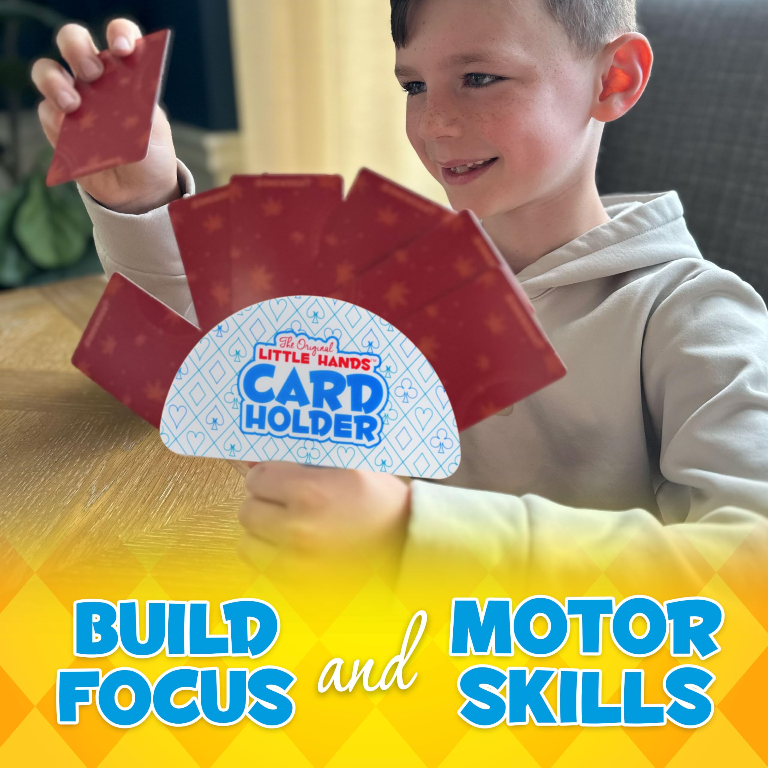 Gamewright Little Hands Card Holder - Ages 3+ | Plastic | Multicolor 5