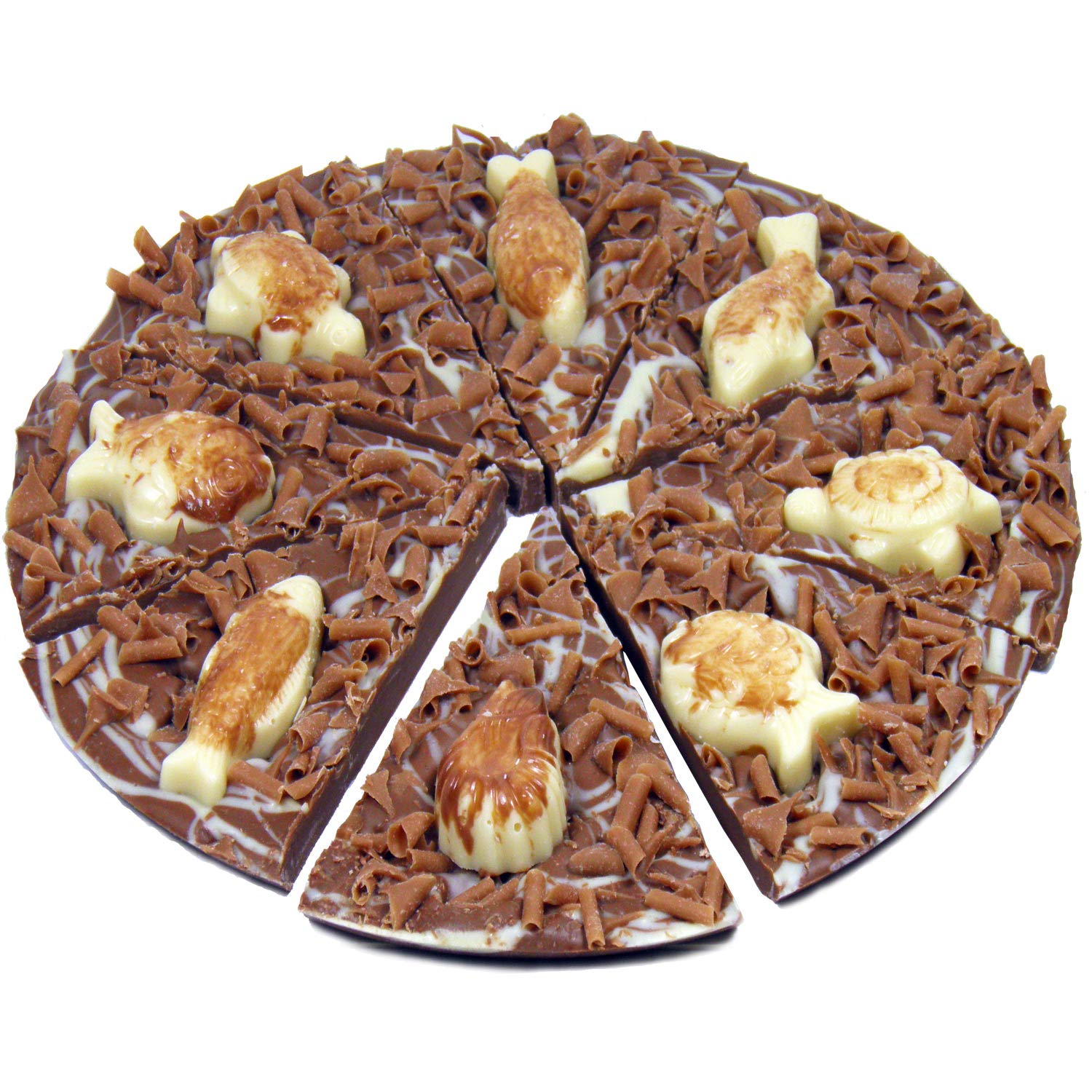 Hamiltons Milk Chocolate Sea Salt and Caramel Gourmet Chocolate Pizza, 240g 6