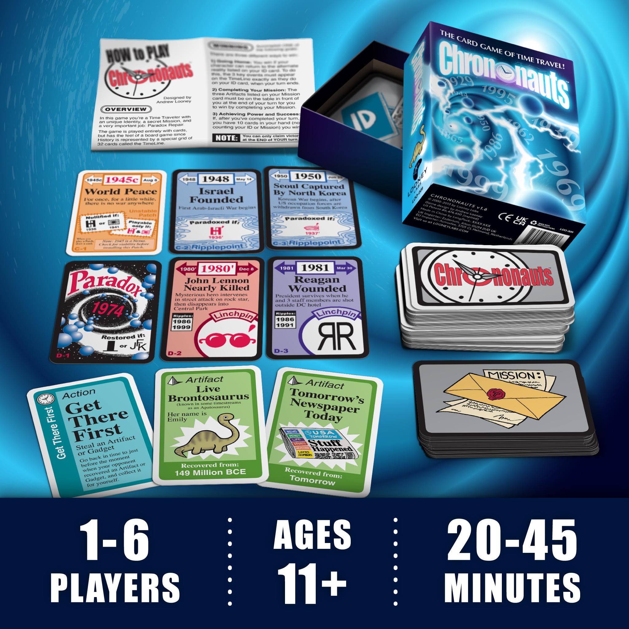 Looney Labs Chrononauts Card Game 6