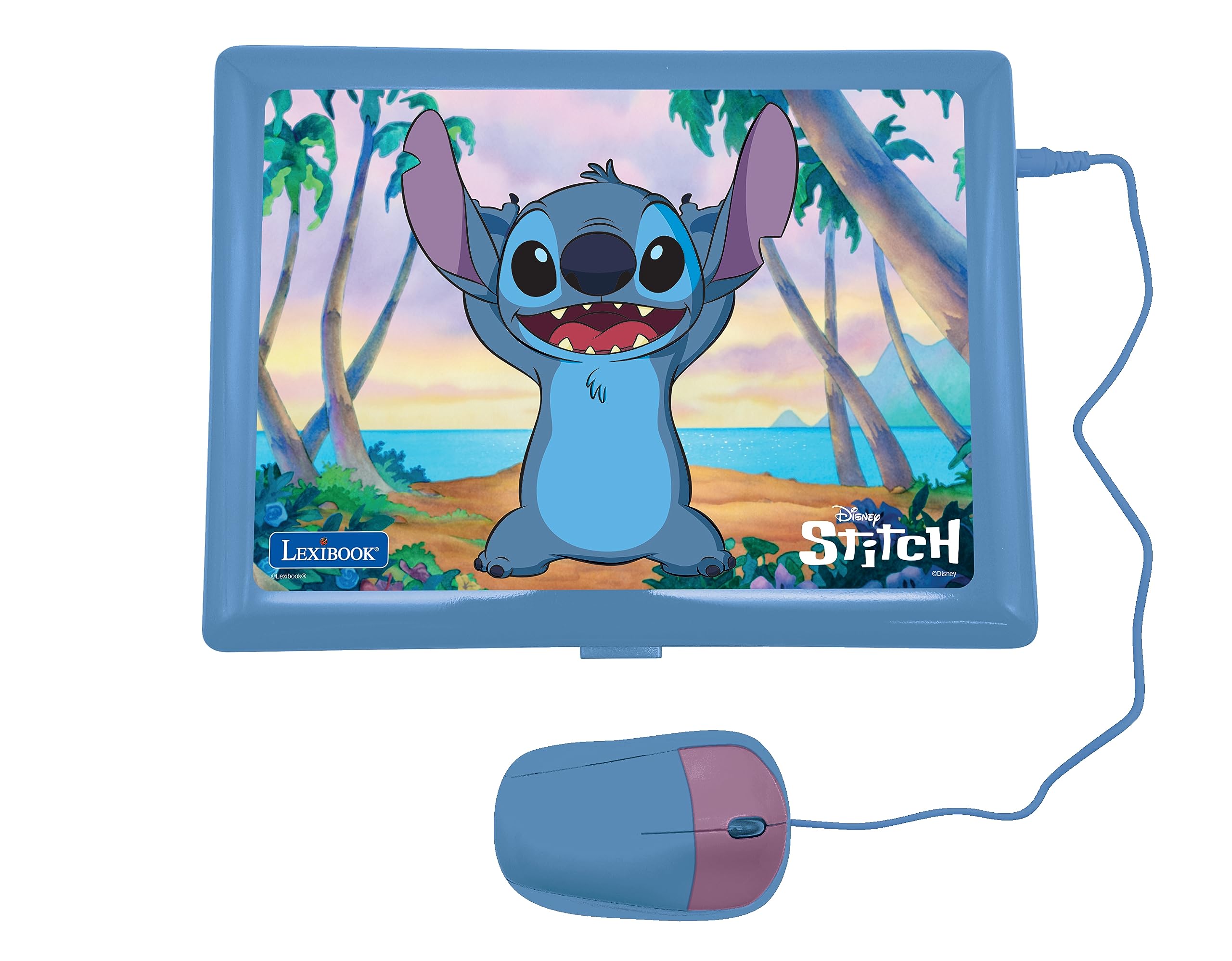 Lexibook Disney Stitch Bilingual Educational Laptop - 124 Activities for Learning & Play 7