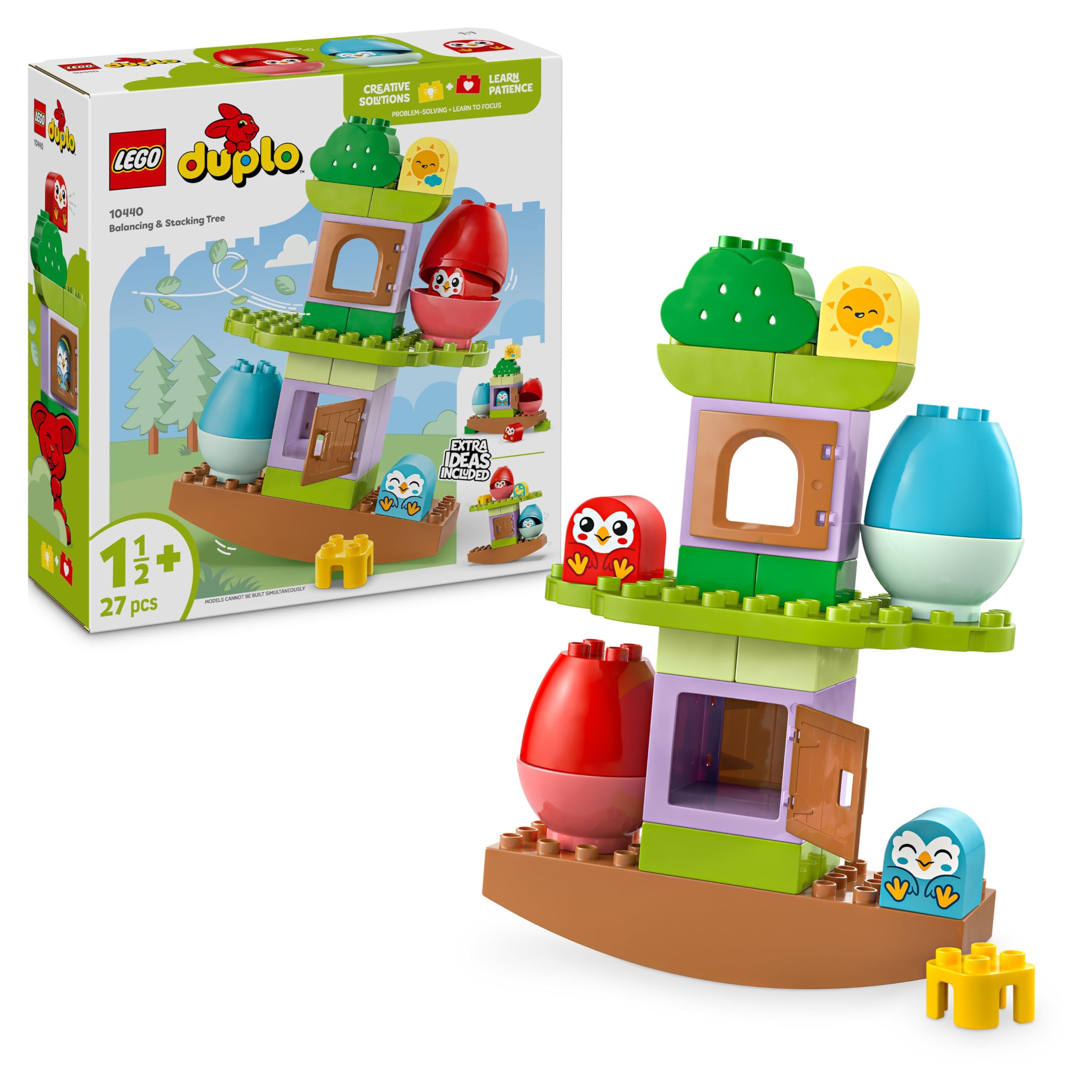 LEGO DUPLO 10440 My First Balancing & Stacking Tree Building Set for Ages 1.5+ 1
