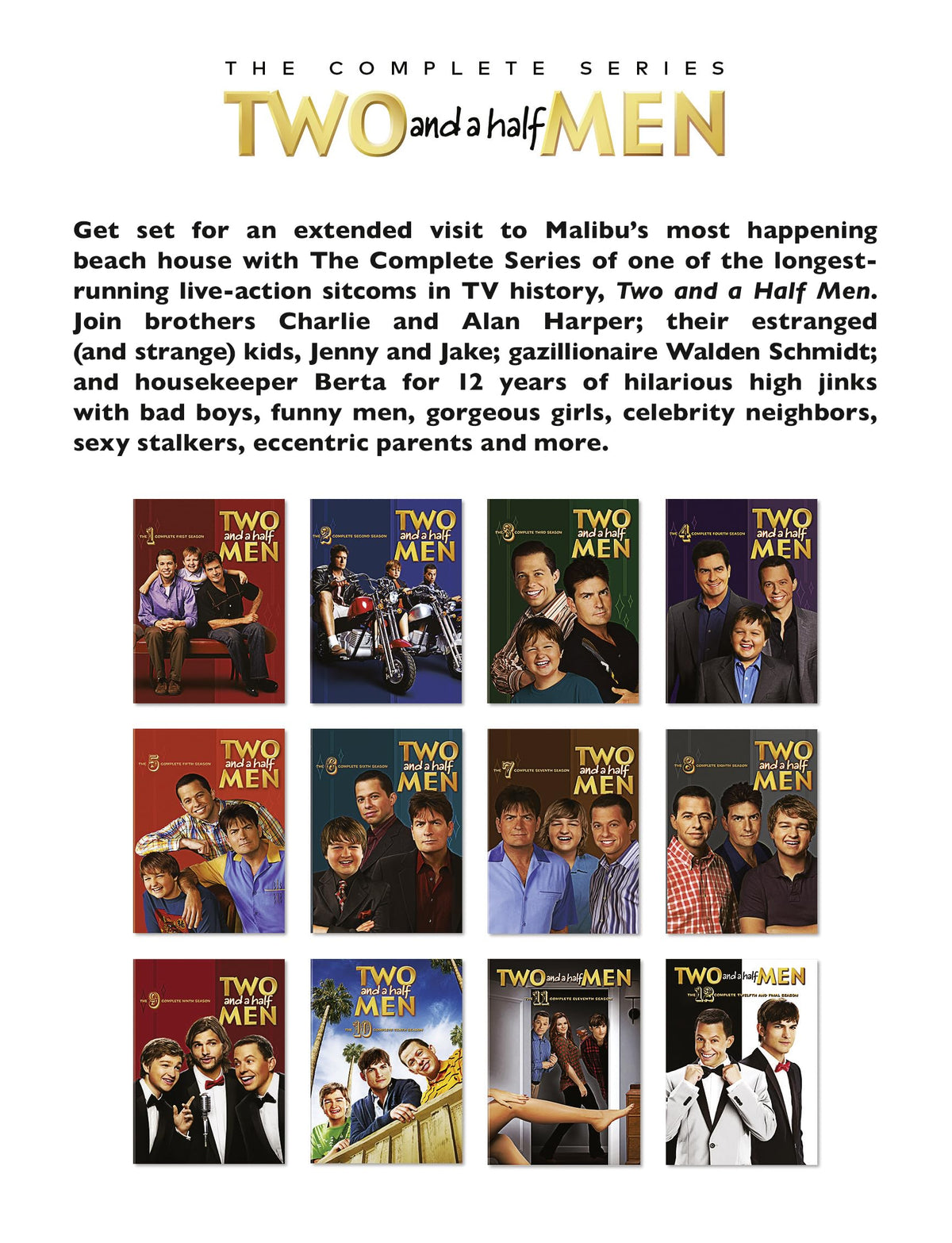 Two and a Half Men: The Complete Series Collection [Blu-ray]