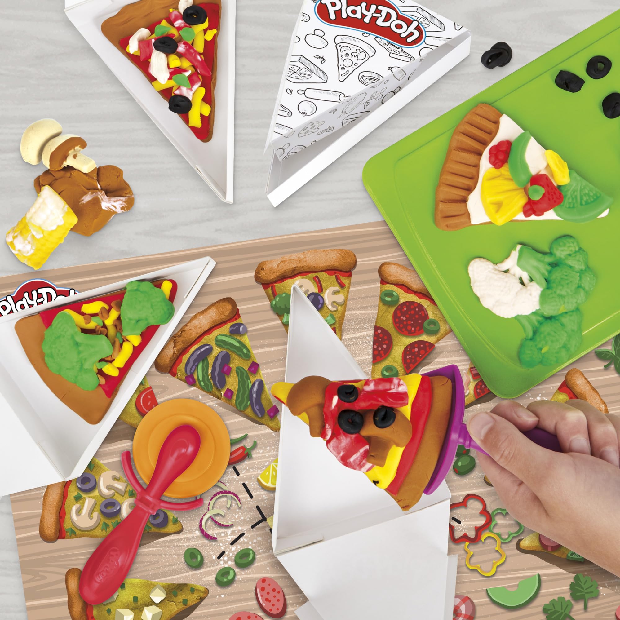 Play-Doh Pizza Slice Playset - Ages 3+ | Unisex Children 3