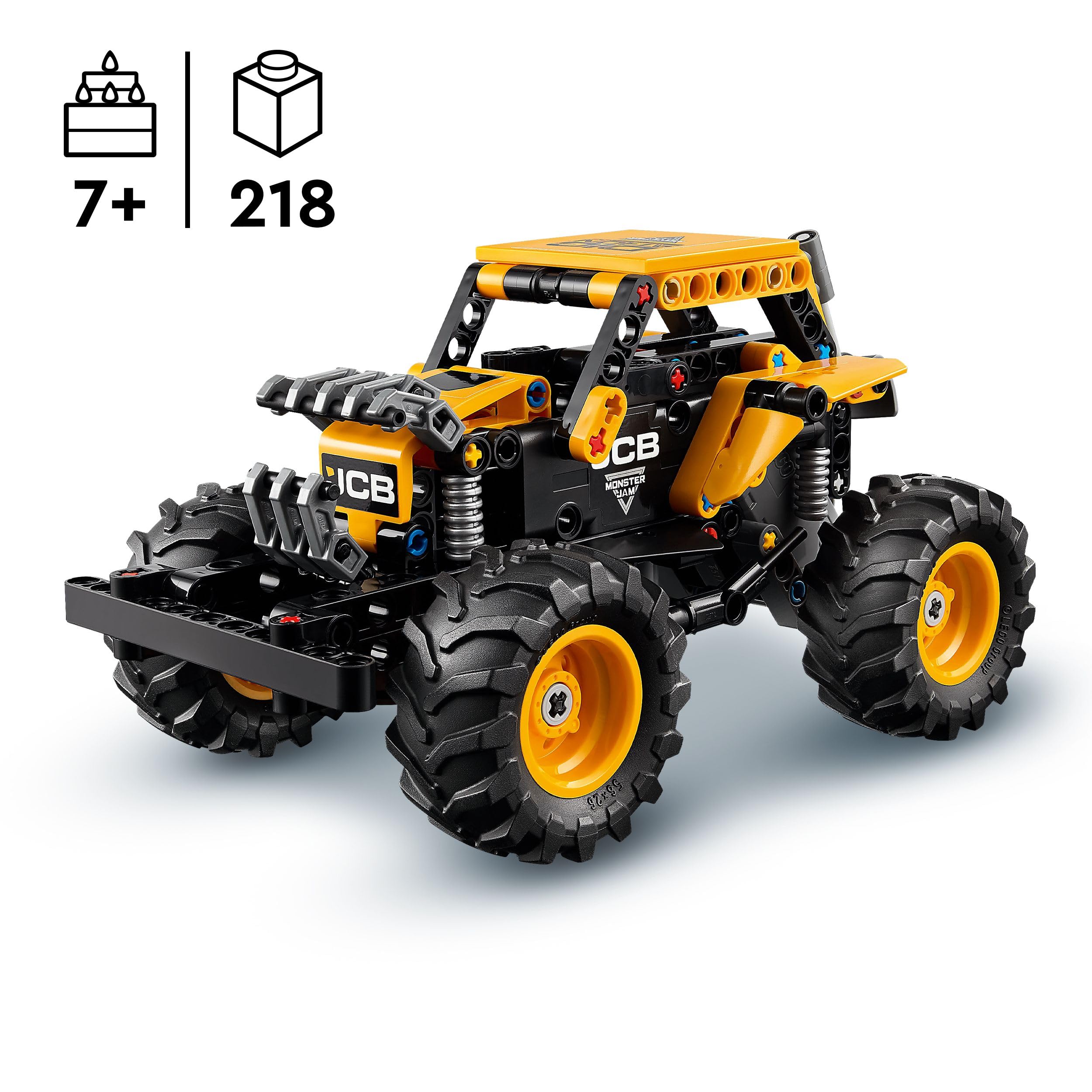 LEGO Technic Monster Jam DIGatron Pull-Back Truck Toy - Building Set for Kids 7+ 2