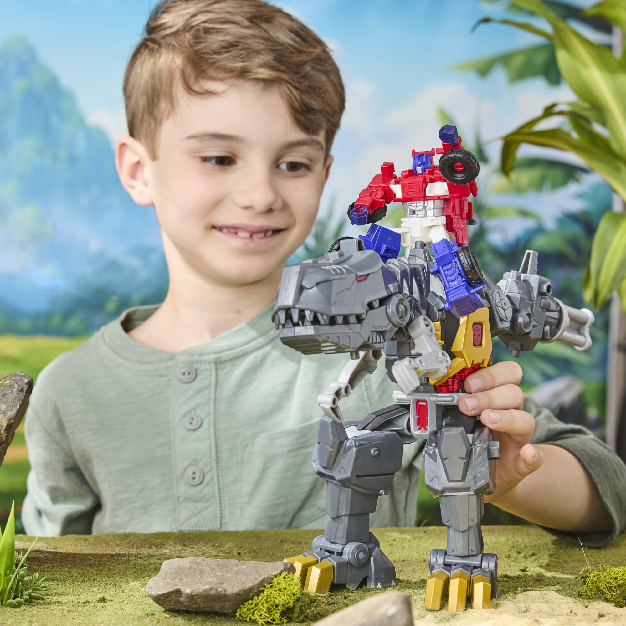 Transformers Grimlock Chomp & Battle Action Figure - 22.5 cm Robot | Converts in 4 Steps 7