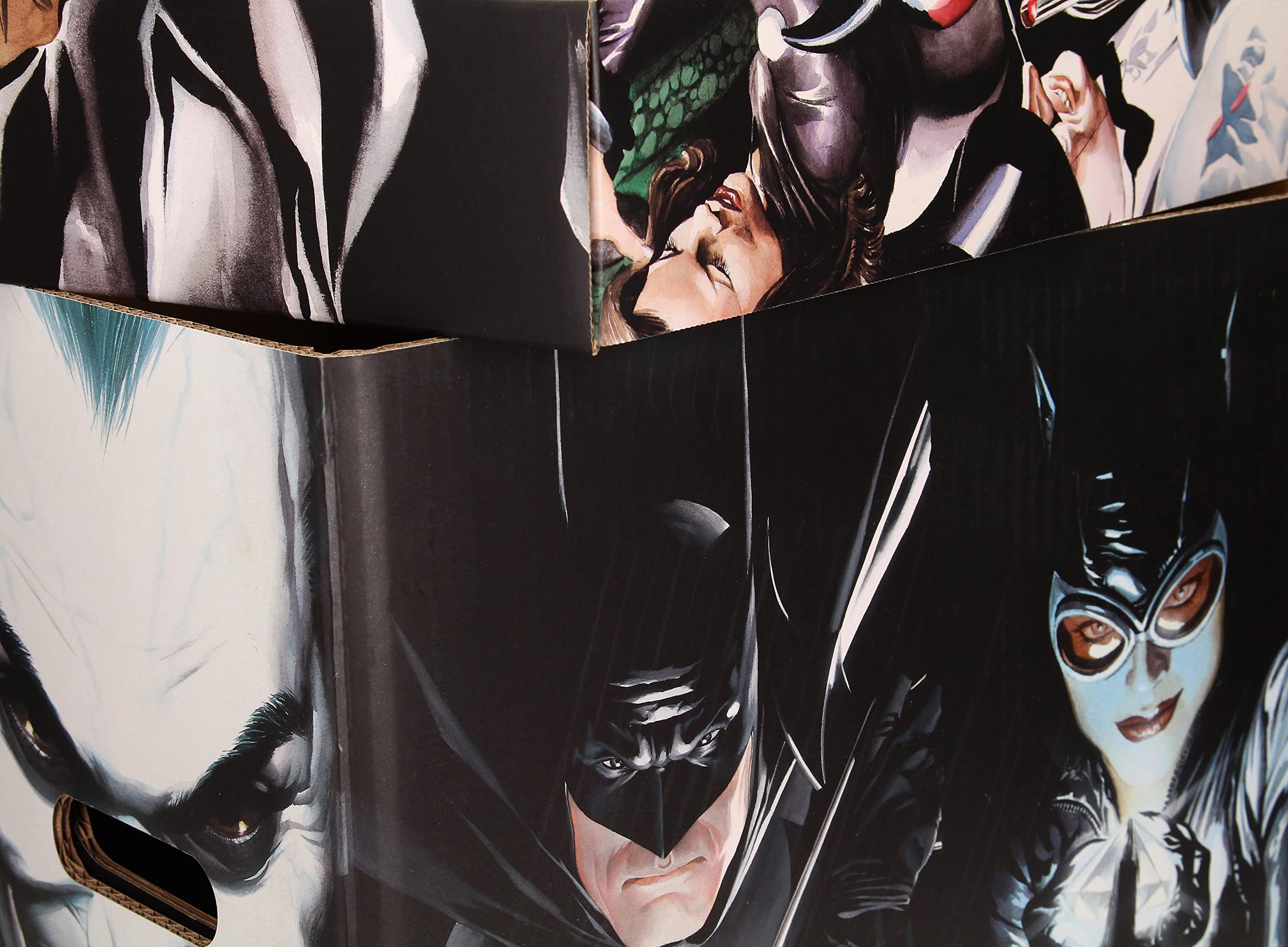 SD Toys DC Comics Alex Ross Inspired Storage Box | Black Plastic | Shatterproof 5
