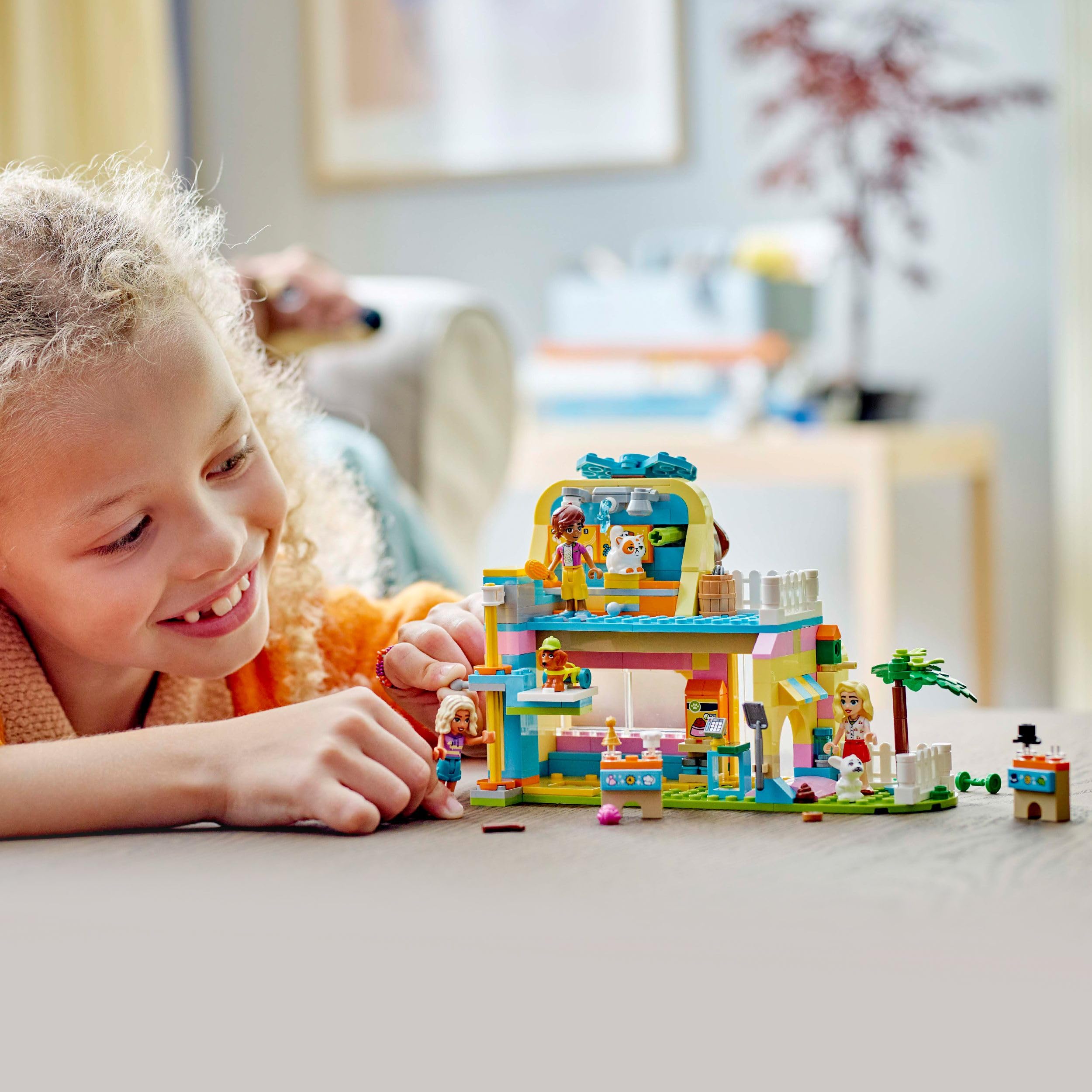 LEGO Friends Pet Accessories Shop Set - Animal Building Toy Playset with 2 Mini Dolls, 375 Pieces 2
