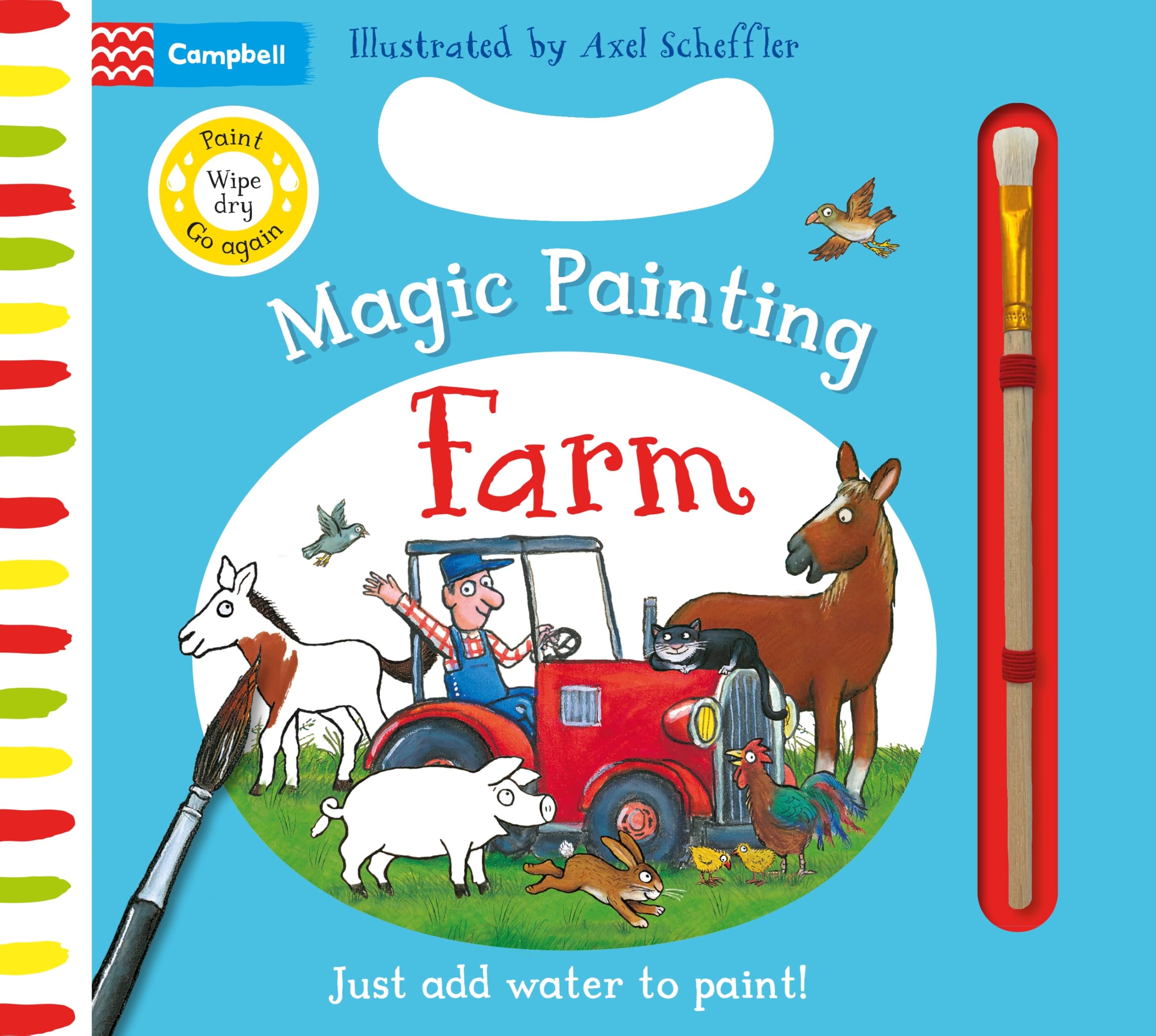 Campbell Books Farm Magic Painting - Just Add Water for Mess-Free Fun | Board Book 1